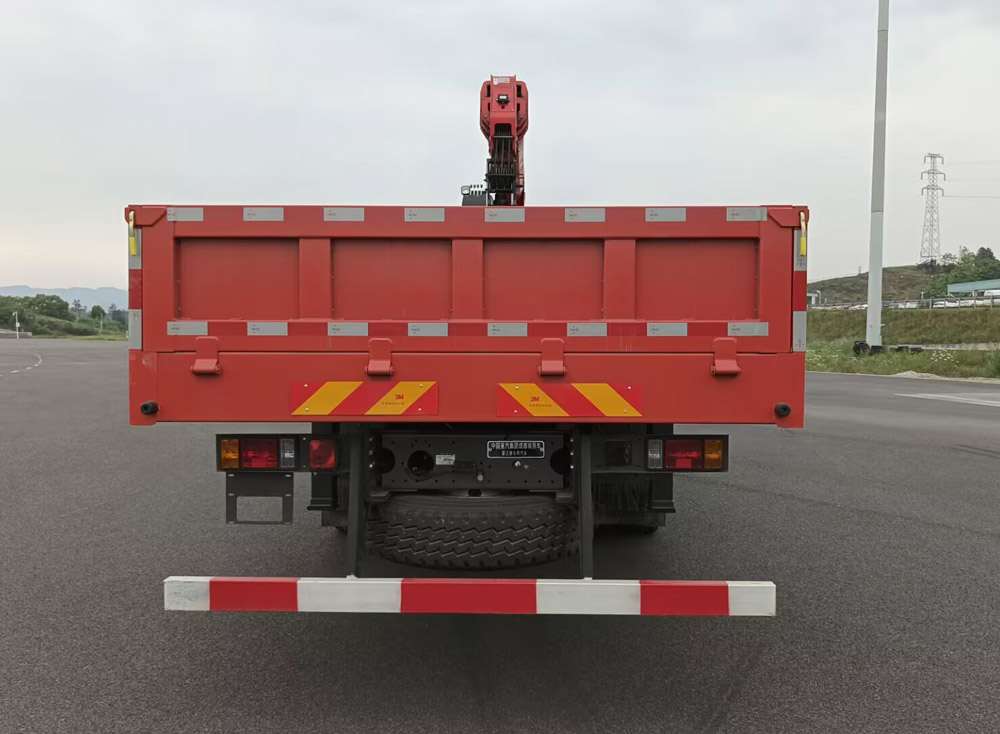 豪沃牌ZZ5254JSQN5747F11隨車起重運輸車公告圖片