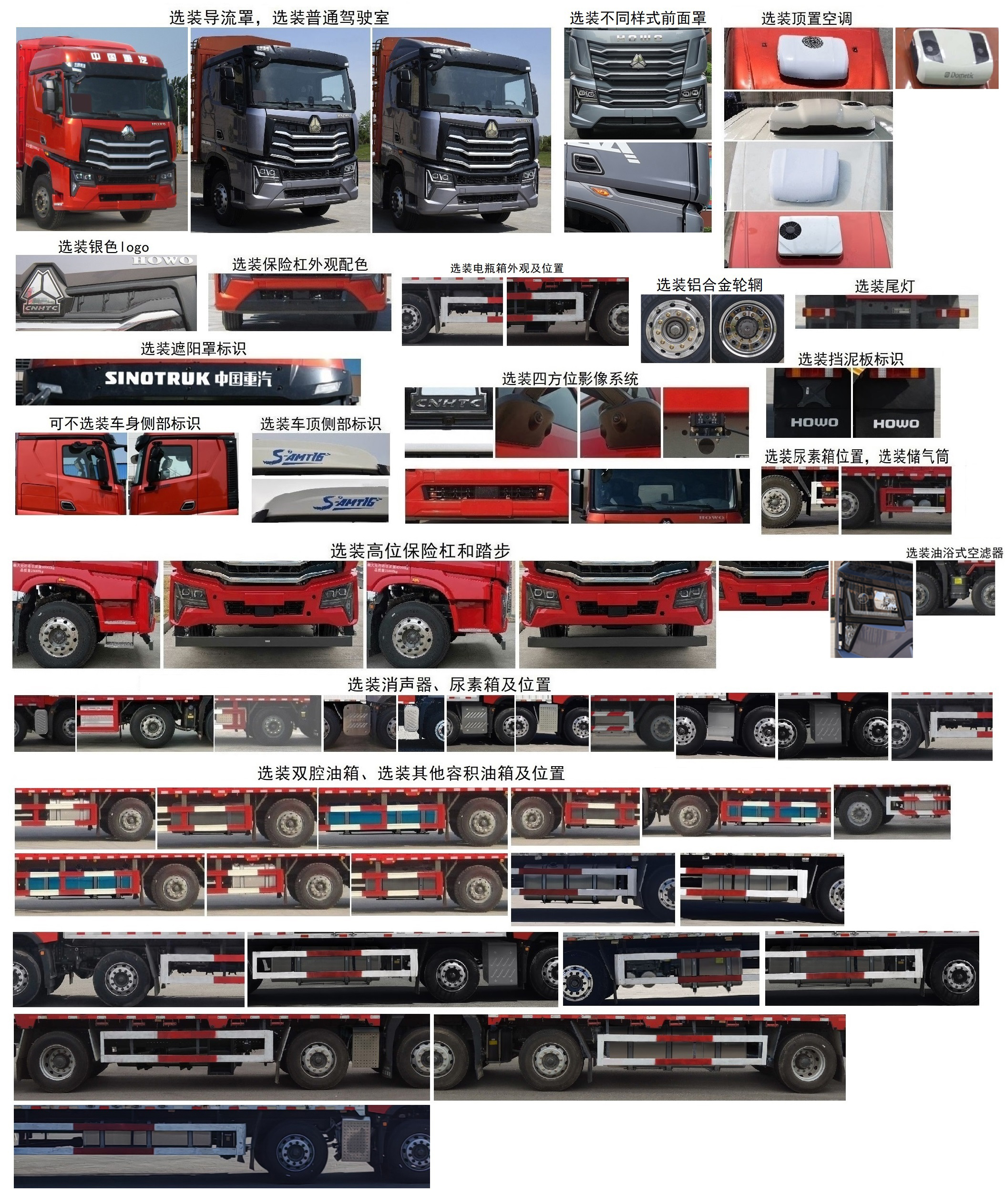 豪沃牌ZZ5257CCQN43CKF1畜禽運輸車公告圖片