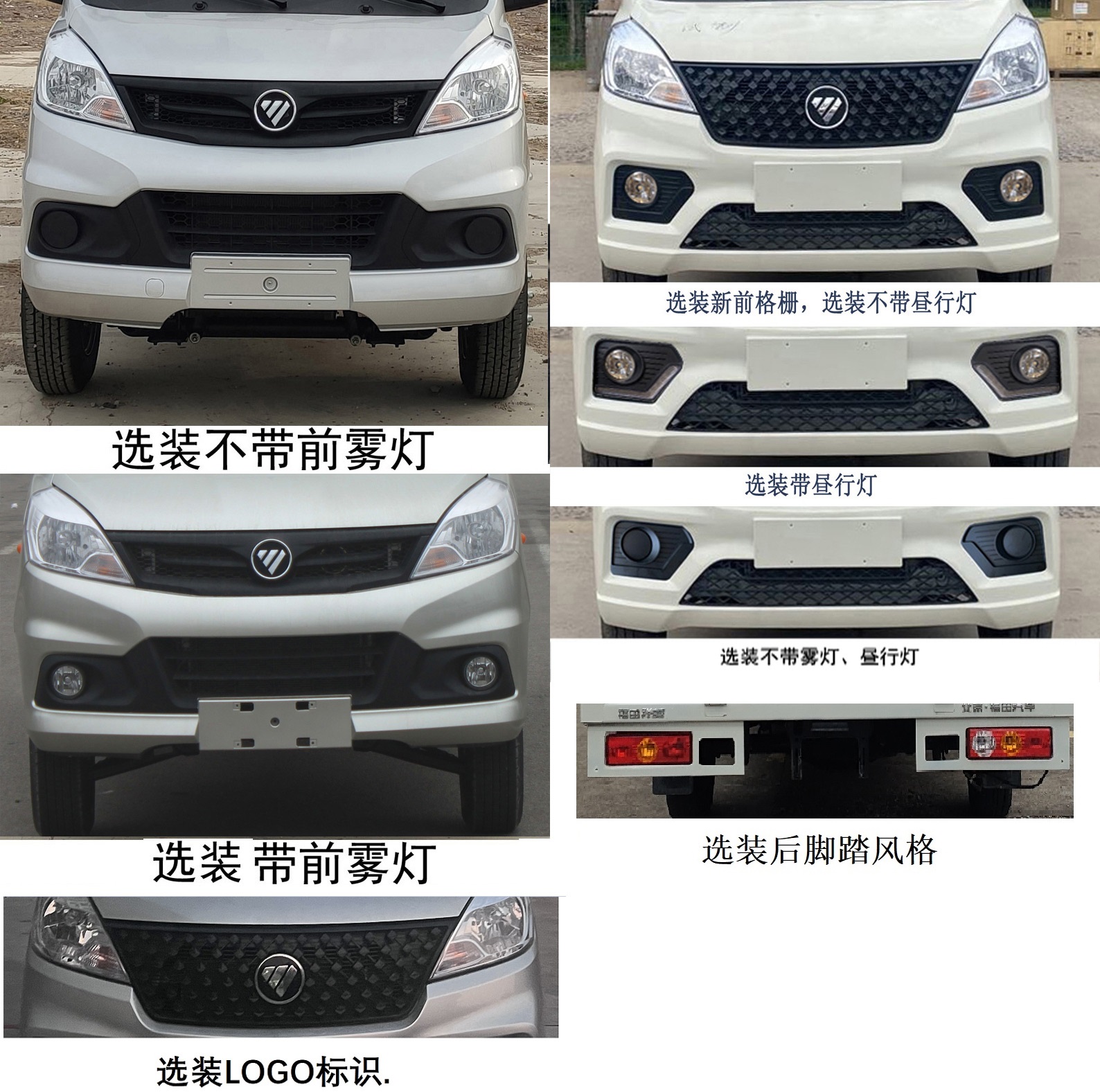 福田牌BJ5030XYZ4JV5-11郵政車公告圖片