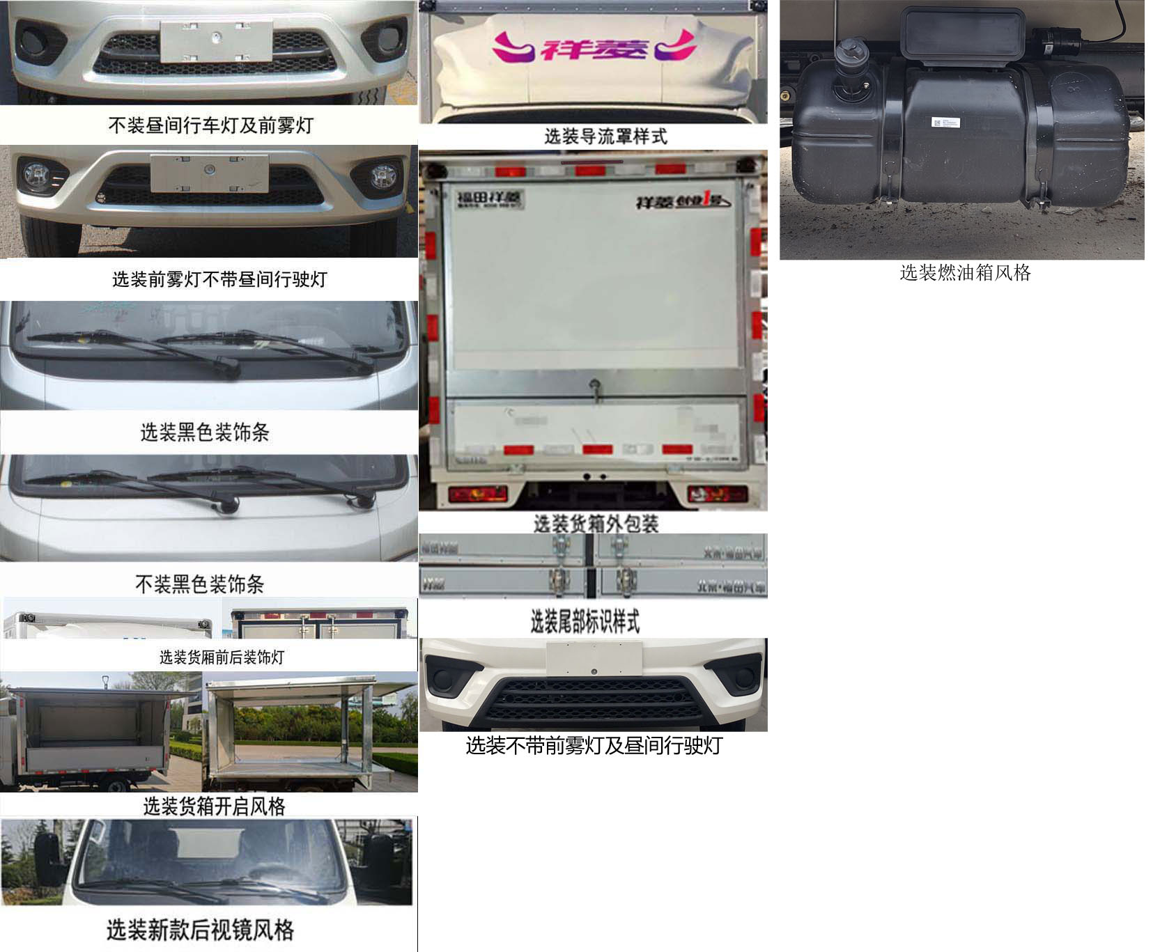 福田牌BJ5032XYK5PV5-11翼開啟廂式車公告圖片