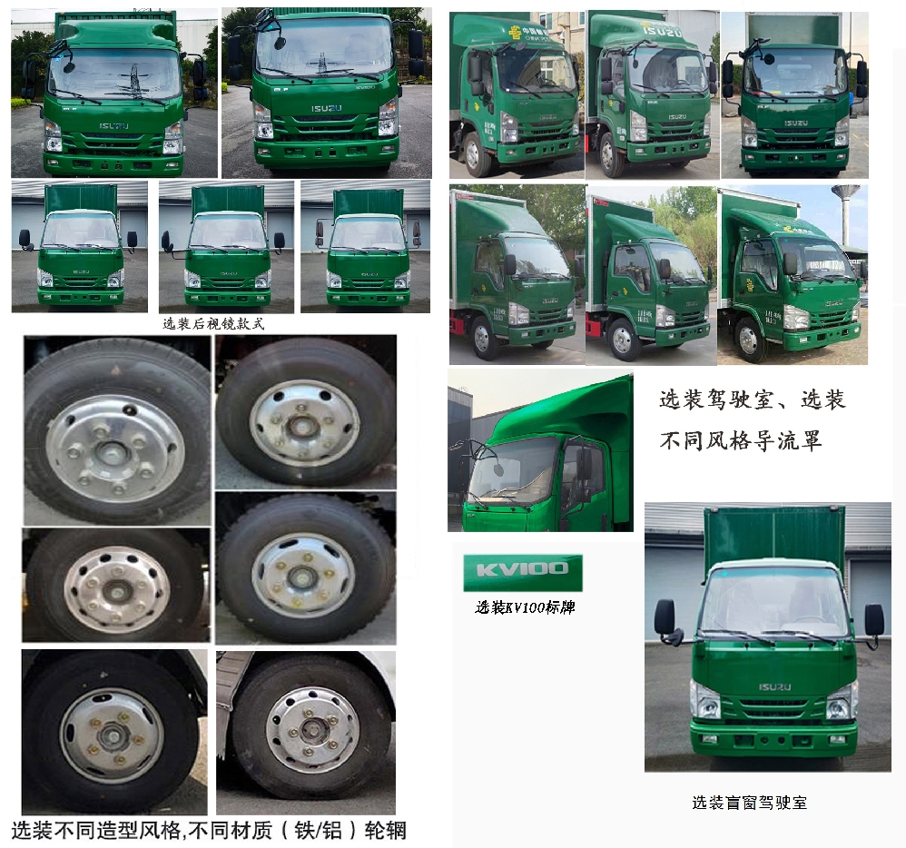 五十鈴牌QL5071XYZBUKA郵政車公告圖片