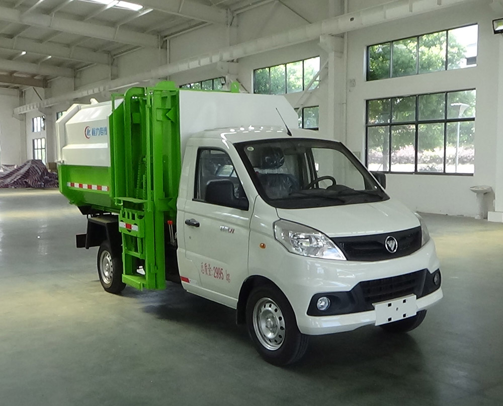 程力威牌CLW5030ZZZBHE自裝卸式垃圾車