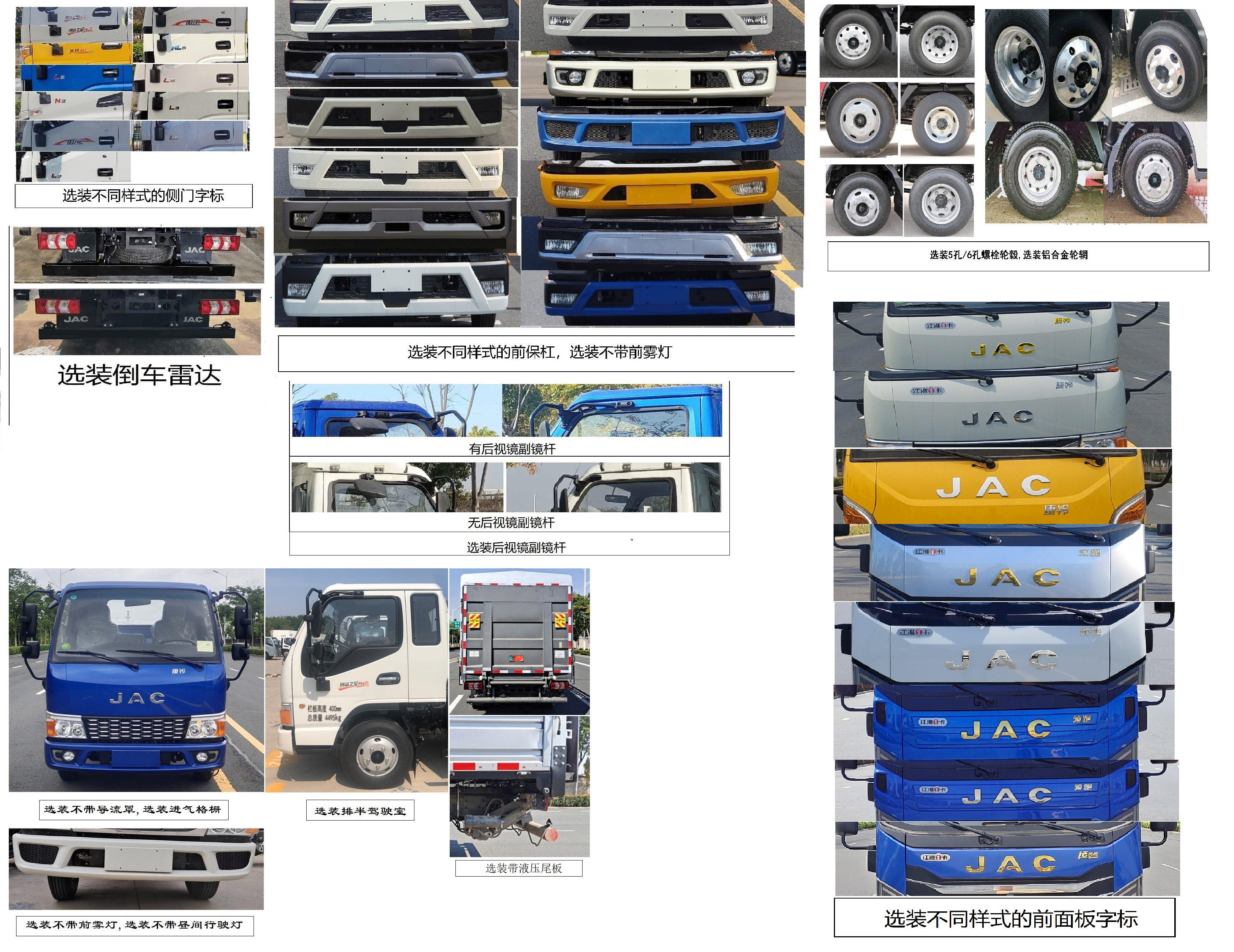 江淮牌HFC5041CCYP23K2B4QS倉(cāng)柵式運(yùn)輸車(chē)公告圖片