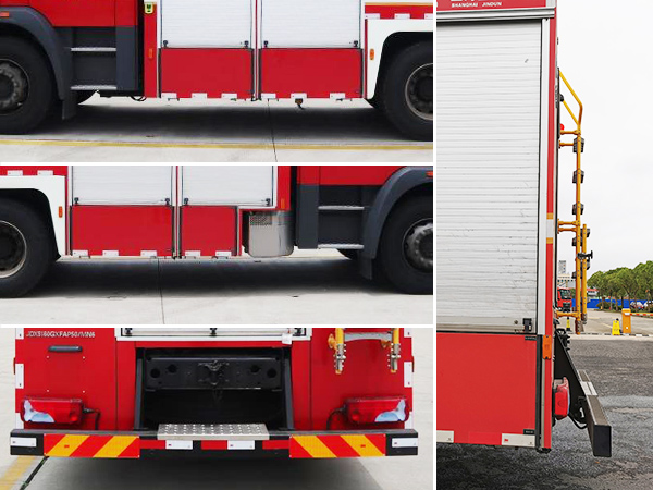金盛盾牌JDX5160GXFAP50/MN6壓縮空氣泡沫消防車公告圖片