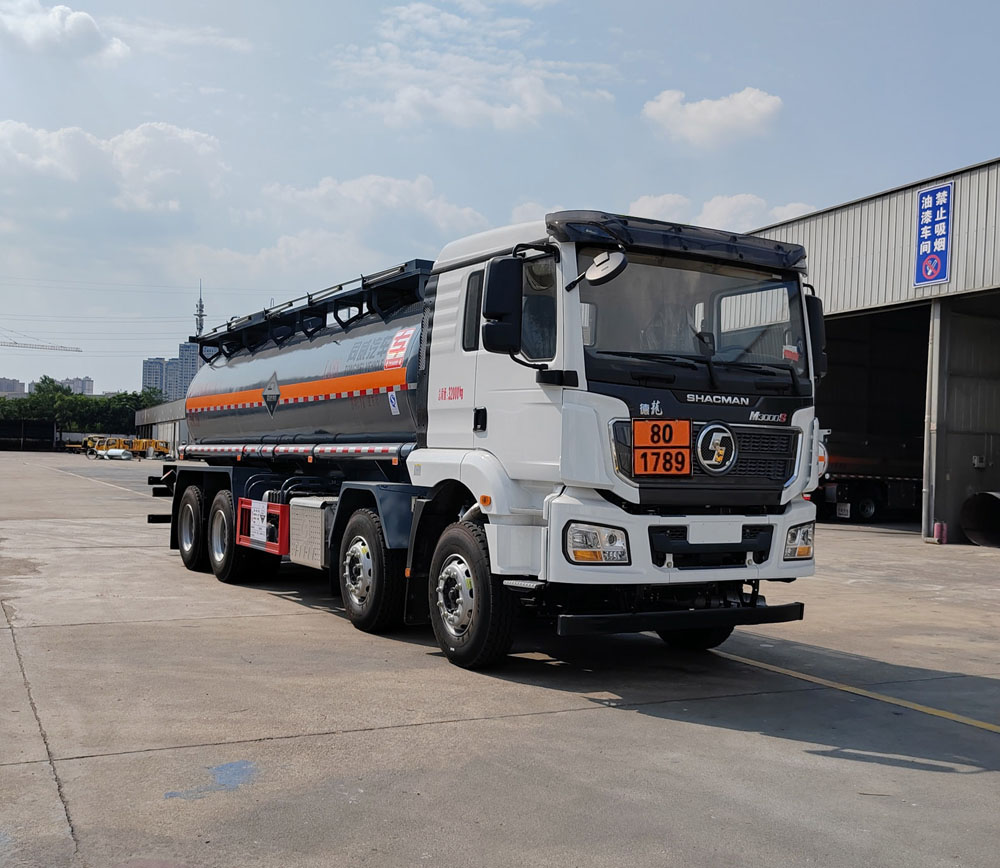 專威牌HTW5329GFWSX6腐蝕性物品罐式運(yùn)輸車