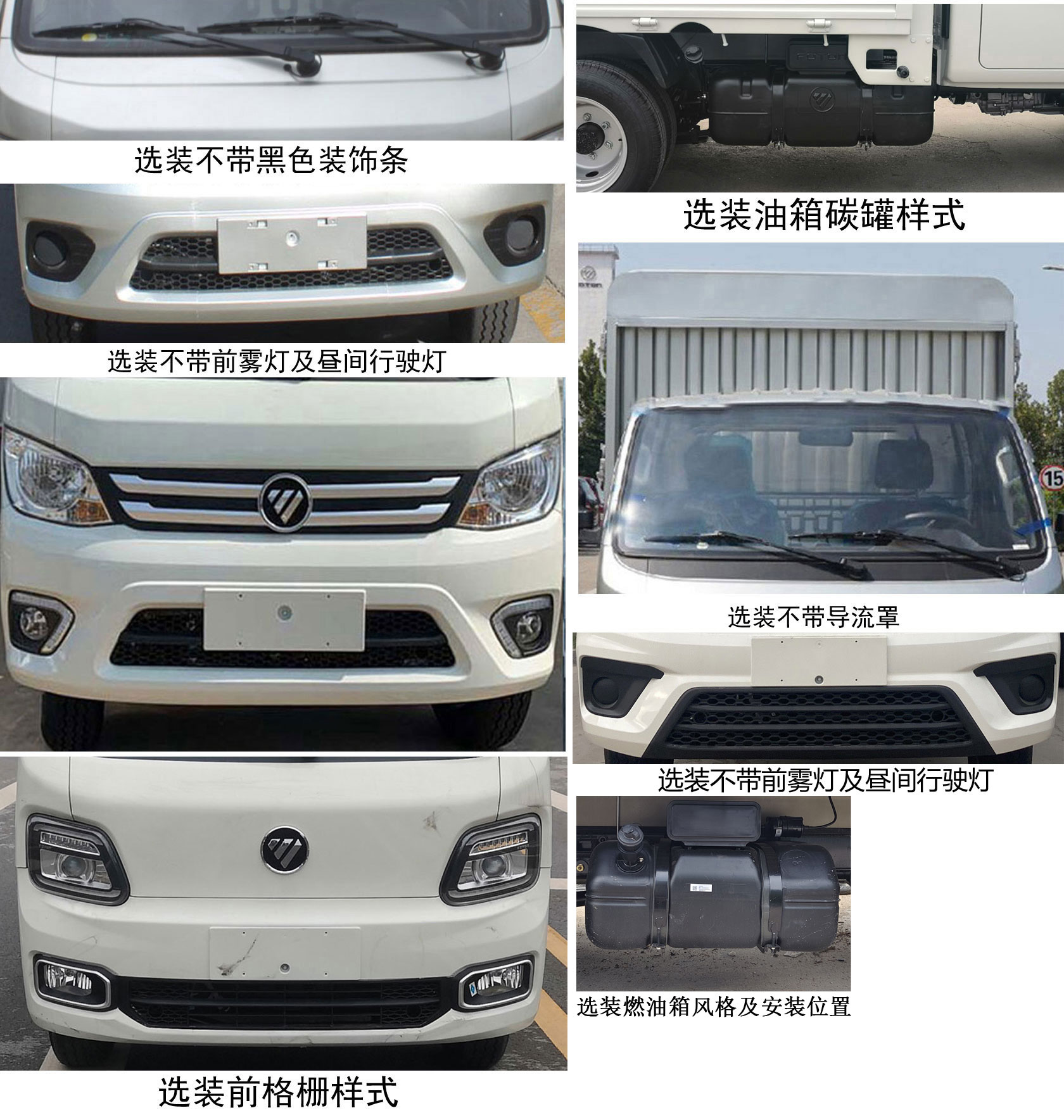 福田牌BJ5032CCY3AV6-02倉柵式運輸車公告圖片