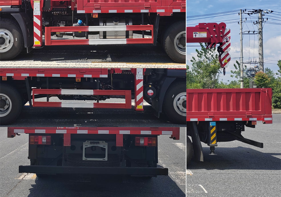 布隆牌LLL5110JSQZ6隨車起重運輸車公告圖片