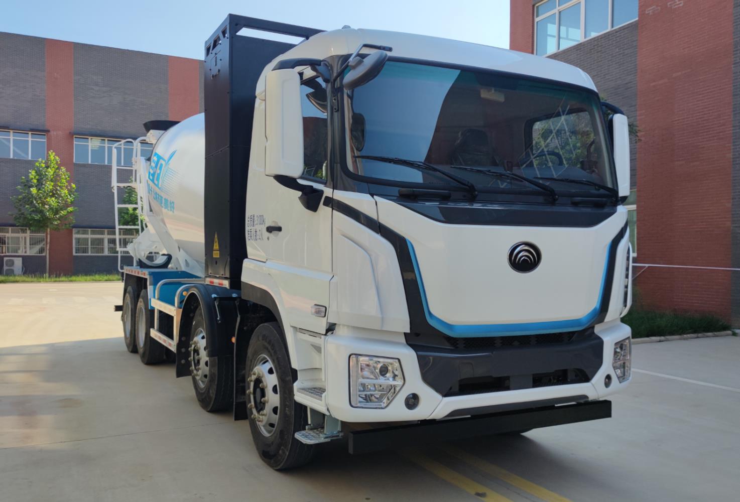 ZKH5312GJBP6BEV5型換電式純電動(dòng)混凝土攪拌運(yùn)輸車(chē)圖片