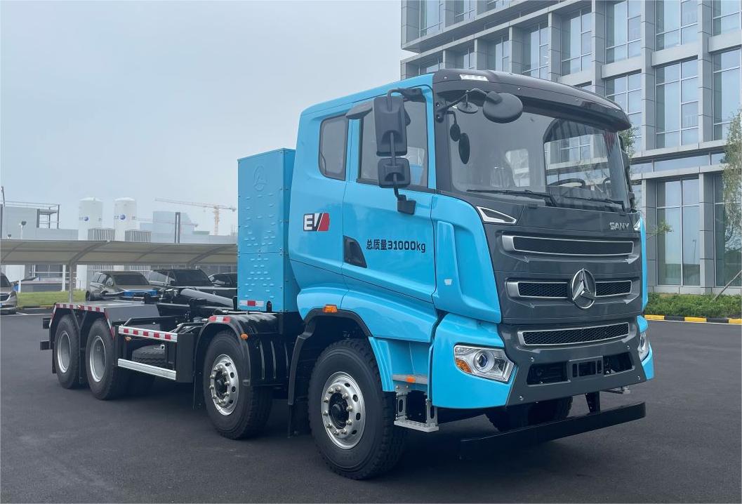 三一牌SYR5310ZXXSYABEV純電動車廂可卸式垃圾車