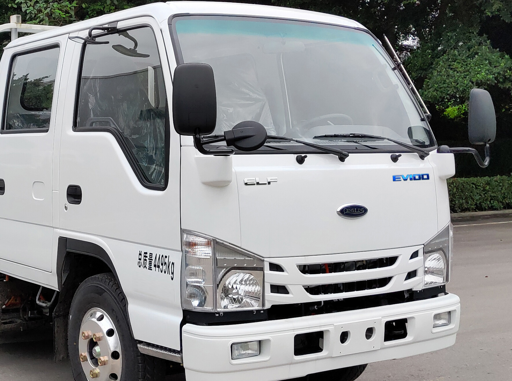 慶鈴牌(繁體)牌QL5041TPBBEVECHW純電動(dòng)平板運(yùn)輸車公告圖片