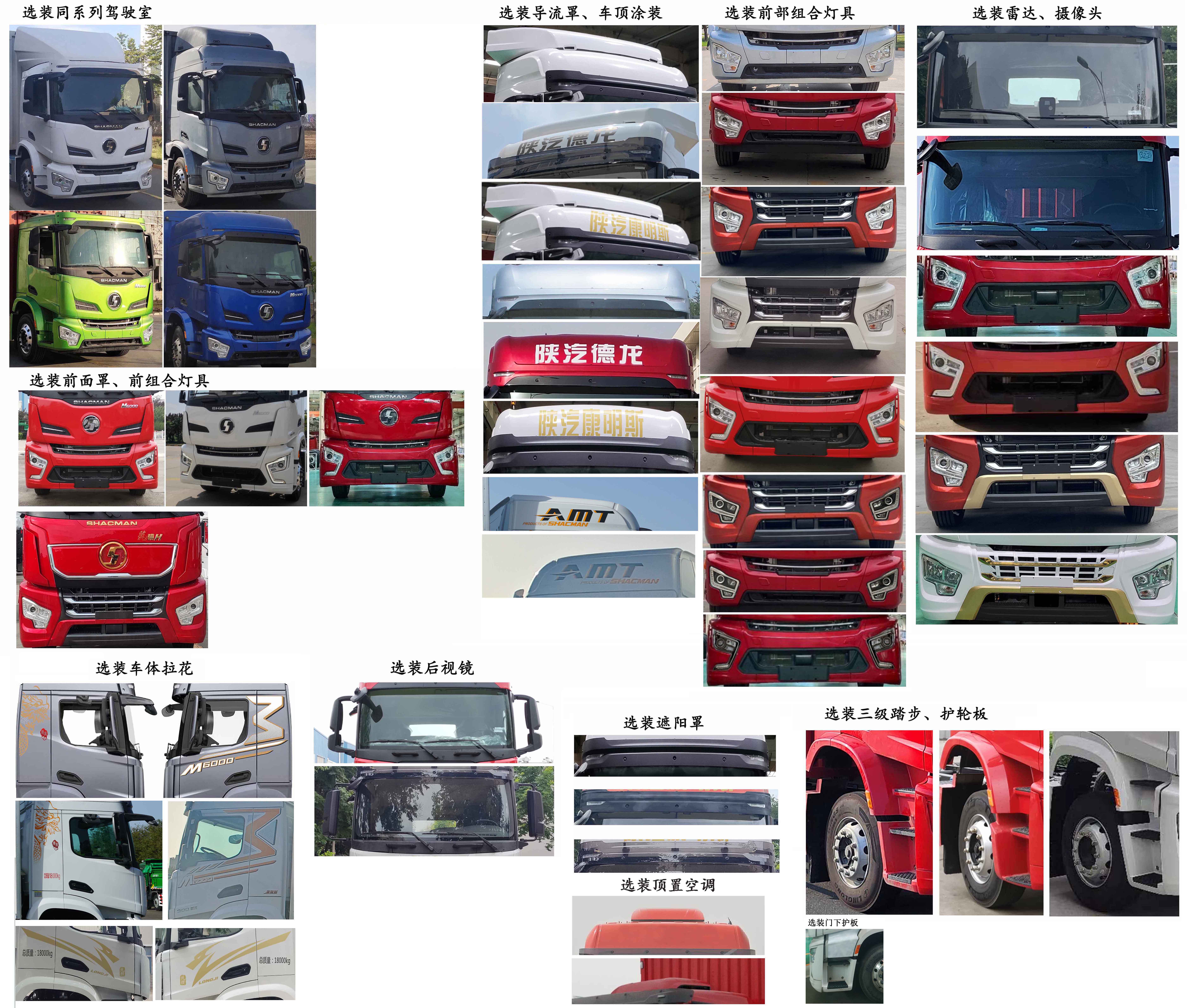 陜汽牌SX5189ZKXVB721車廂可卸式汽車公告圖片