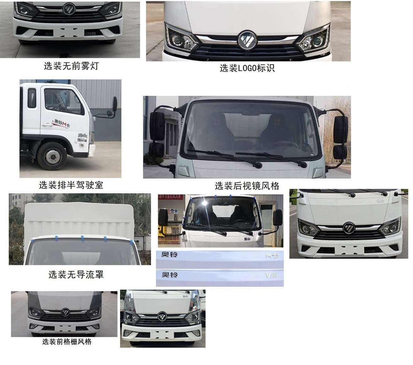 福田牌BJ5044CCYAJC6-AB1倉(cāng)柵式運(yùn)輸車公告圖片