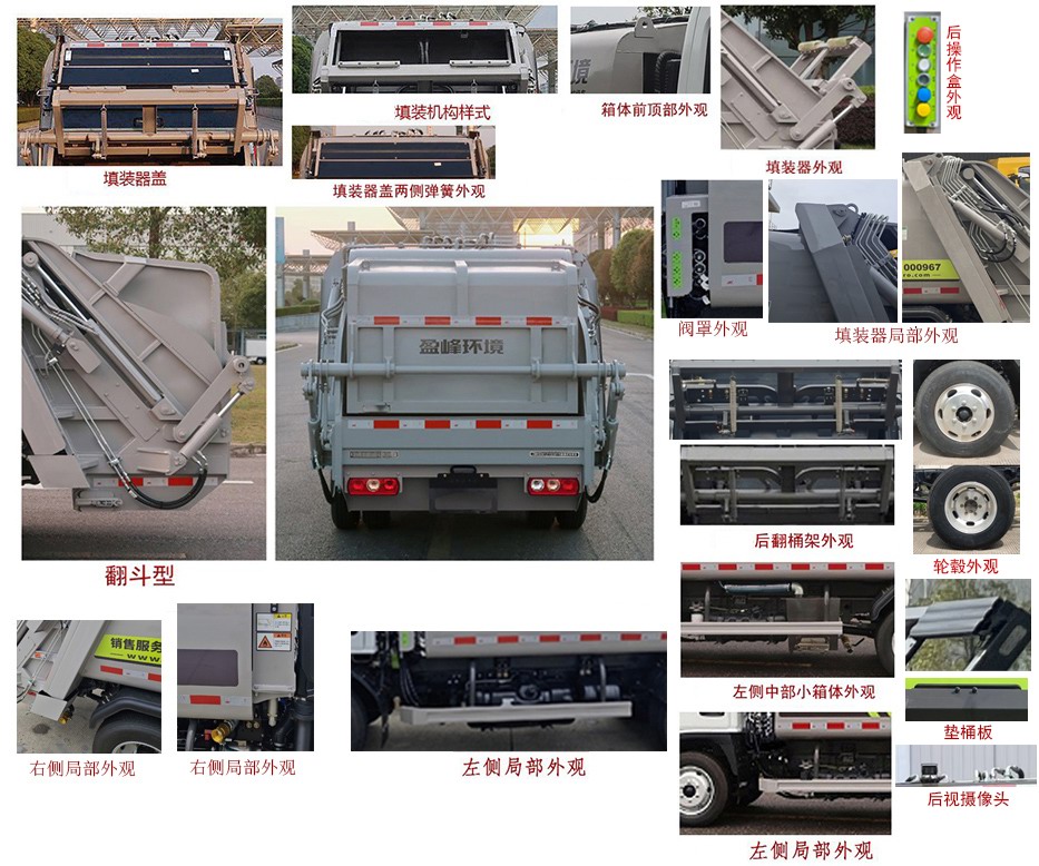 中聯(lián)牌ZBH5041ZYSSHY6壓縮式垃圾車公告圖片