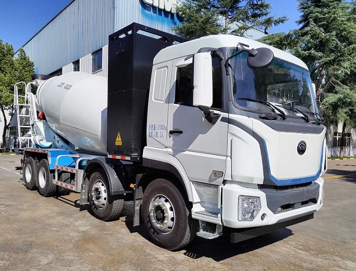 ZKH5312GJBP6BEV7型換電式純電動混凝土攪拌運輸車圖片