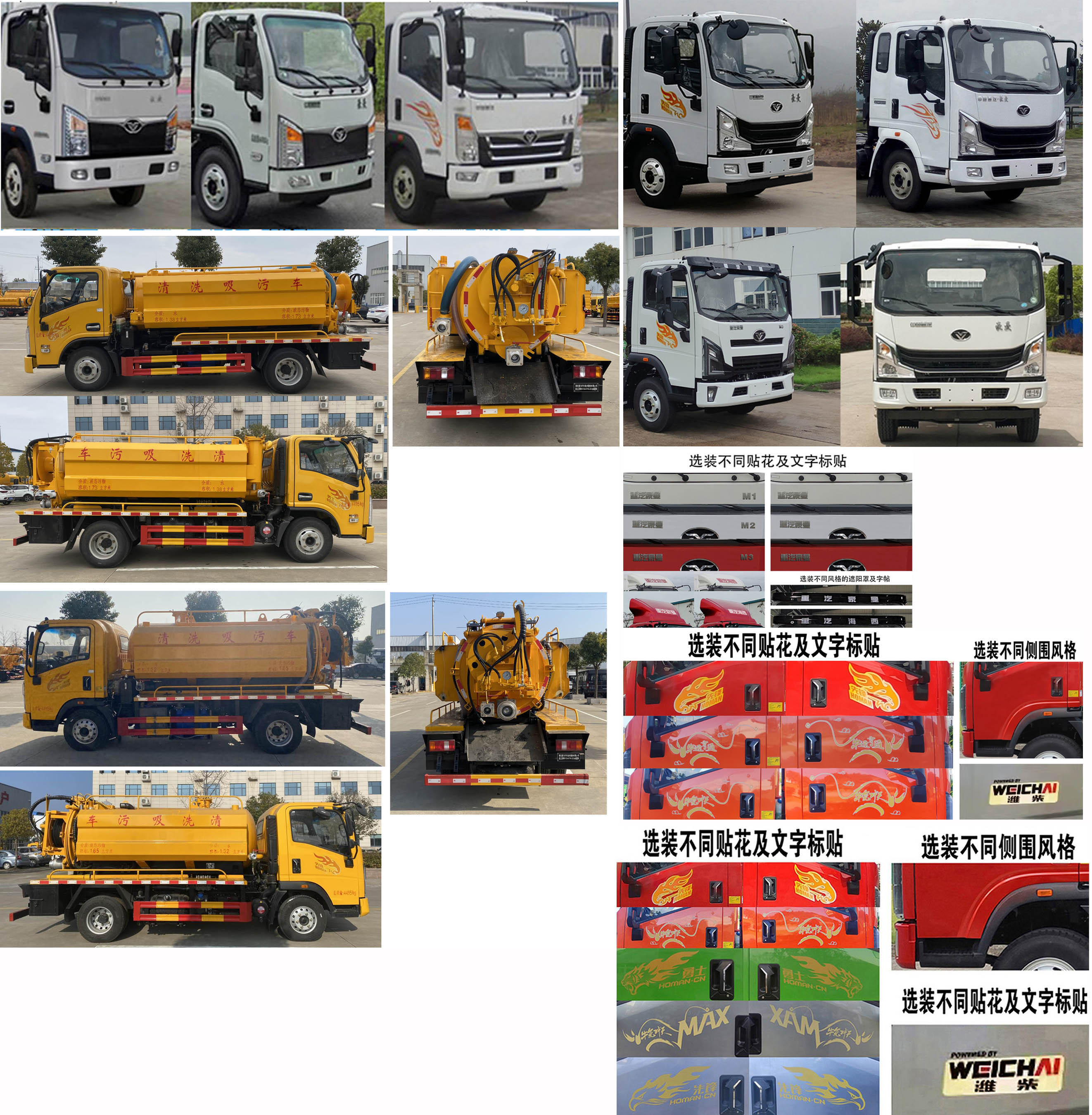 聚塵王牌HNY5048GQWZA6清洗吸污車公告圖片