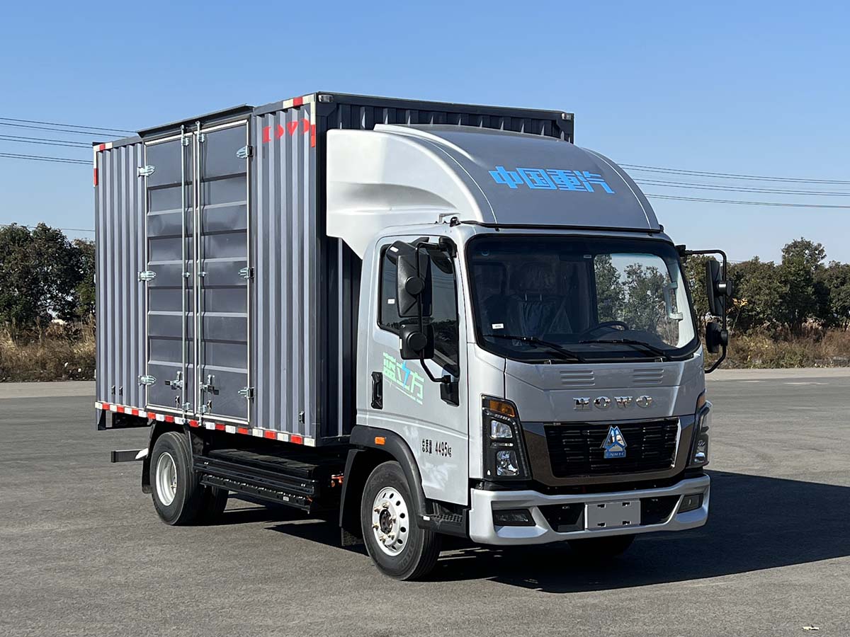 豪沃牌ZZ5047XXYH3414Z145BEVD1純電動廂式運輸車公告圖片