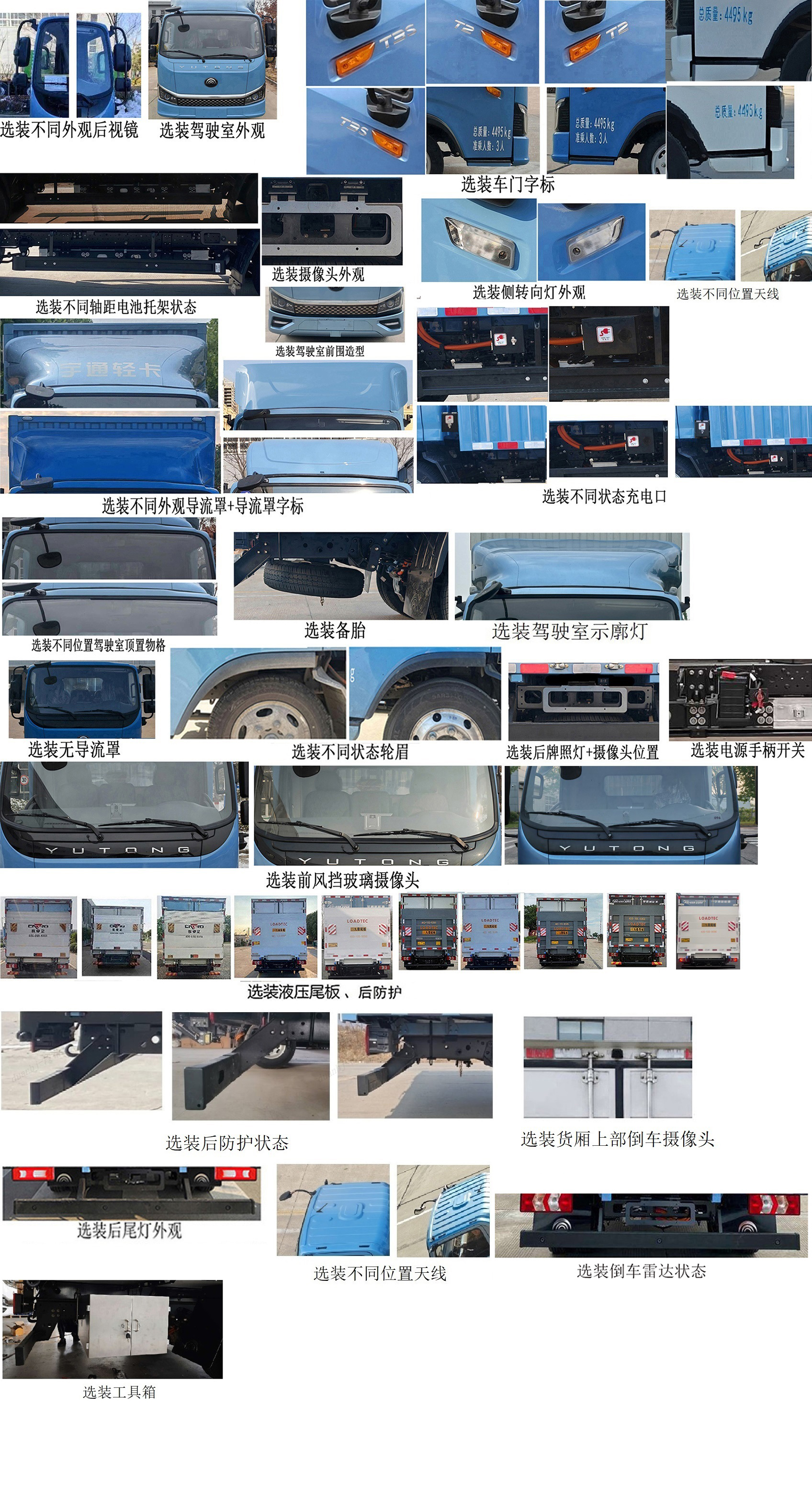 宇通牌ZKH5046XXYBEV1純電動廂式運輸車公告圖片