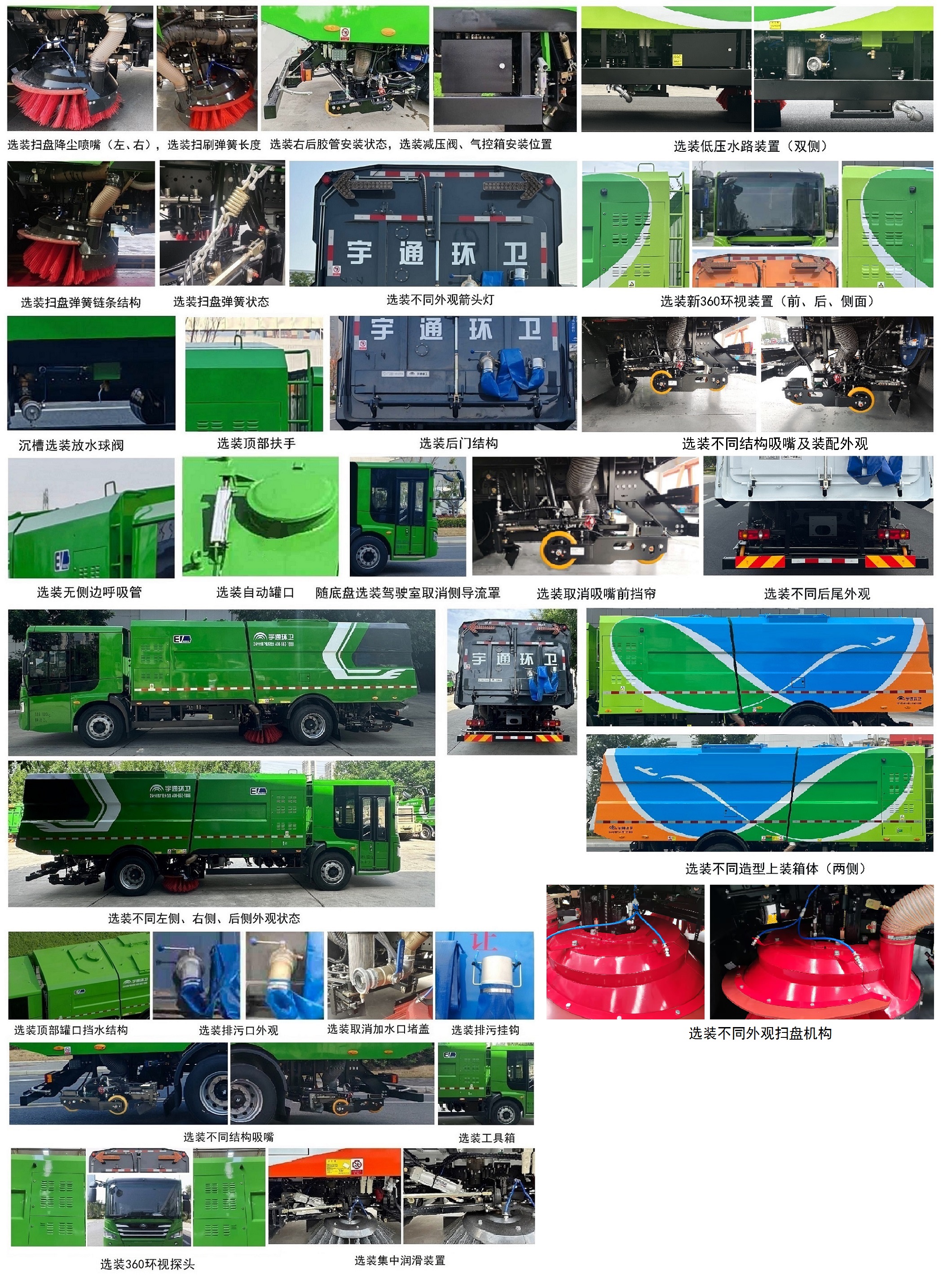 宇通牌YTZ5187TXSD0BEV純電動(dòng)洗掃車(chē)公告圖片