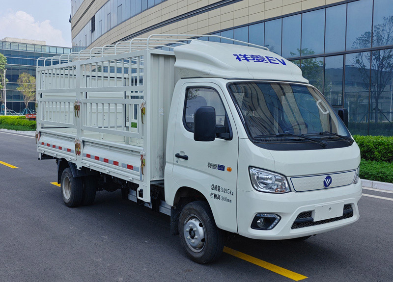 福田牌BJ5032CCYEV3純電動倉柵式運輸車公告圖片