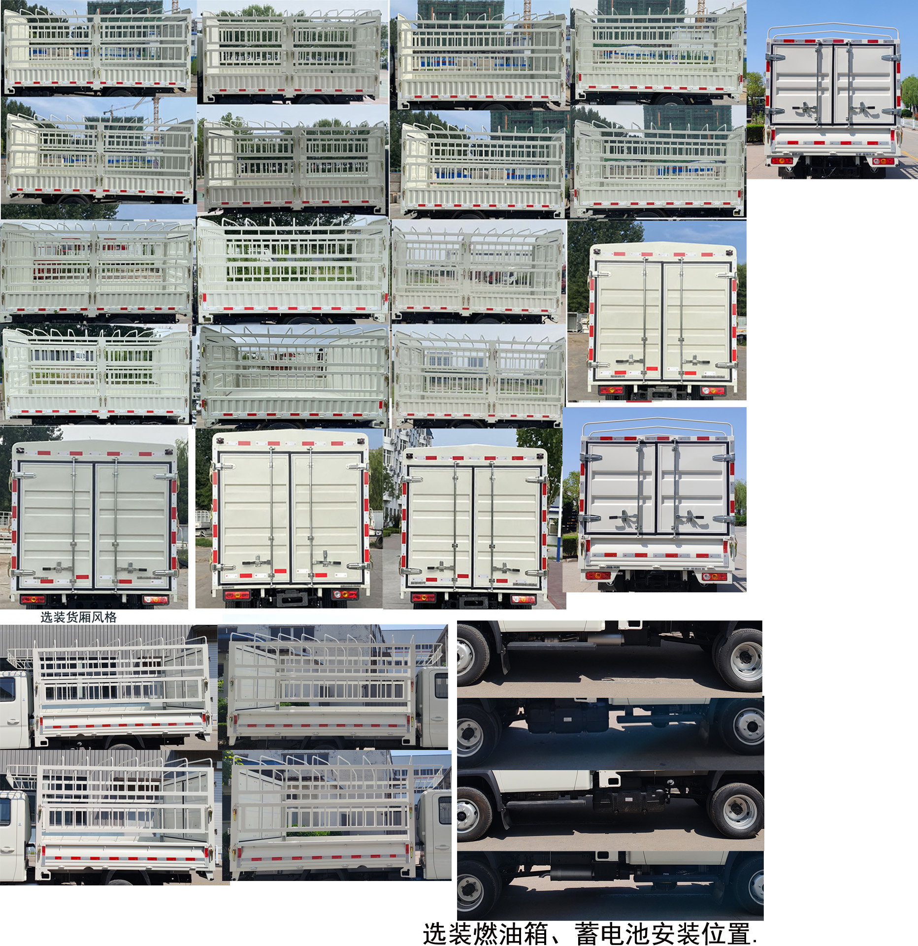 福田牌BJ5035CCY5AV6-30倉(cāng)柵式運(yùn)輸車公告圖片