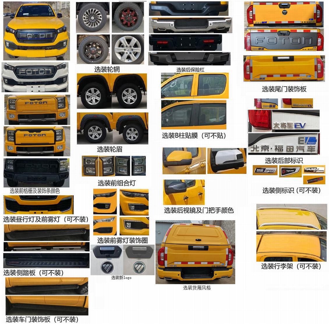 福田牌BJ5037XGCEV3純電動工程車公告圖片