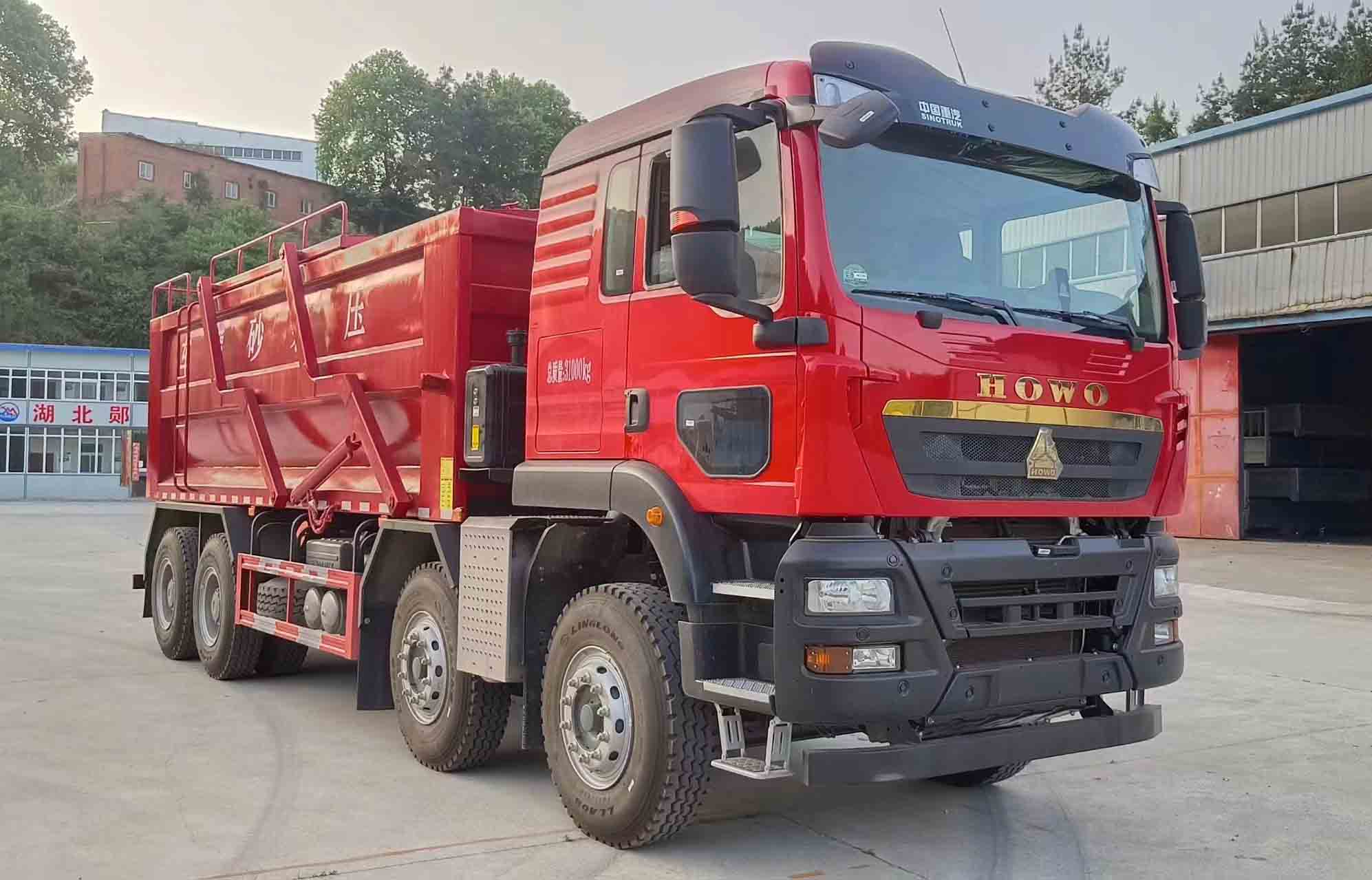 鄖凱牌EYK5310TSGZ6壓裂砂罐車