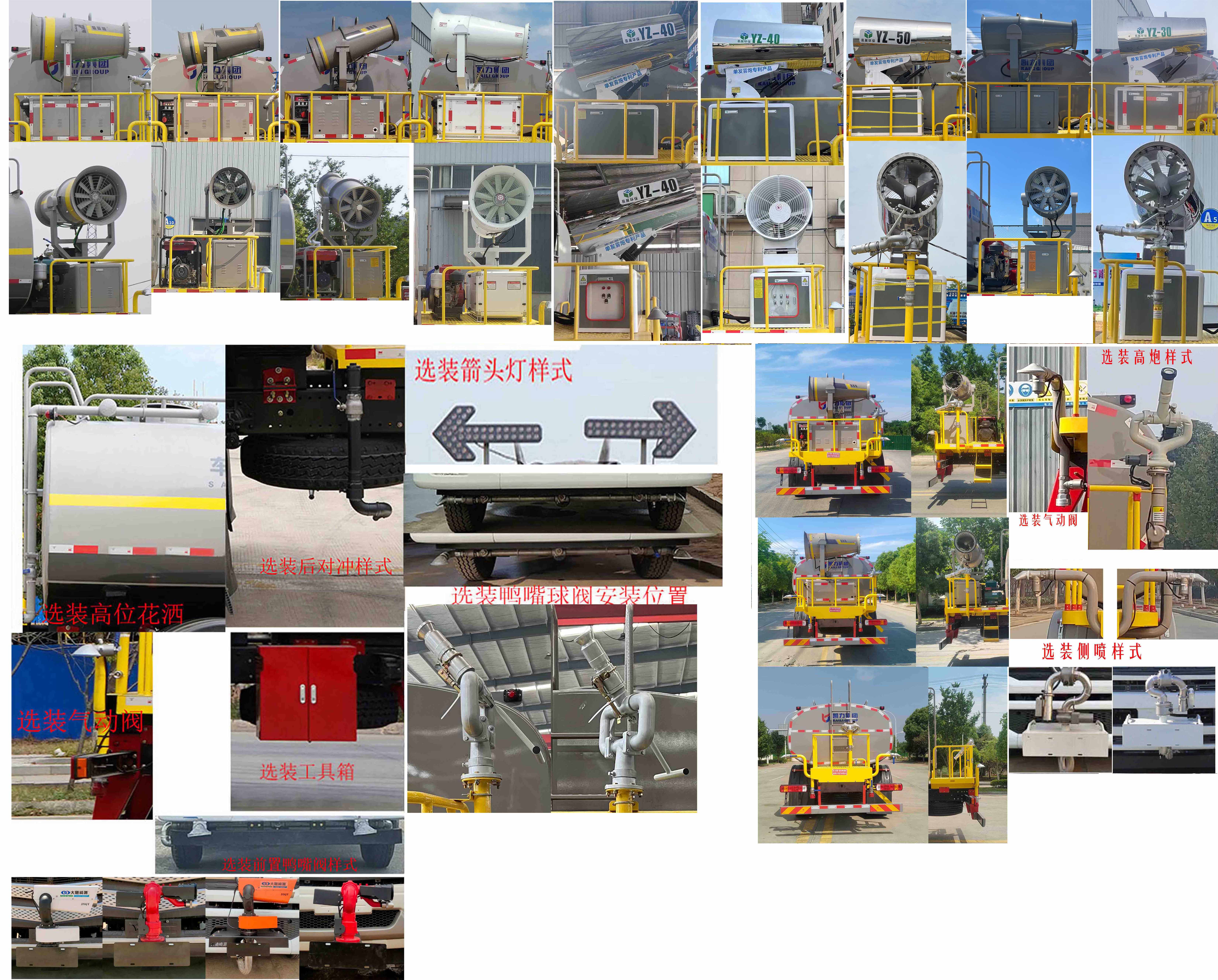 凱力風牌KLF5161GPSB6綠化噴灑車公告圖片