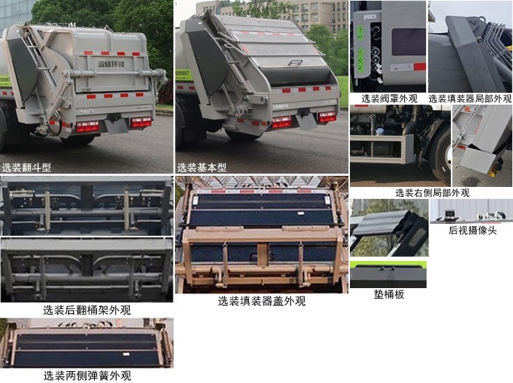 中聯(lián)牌ZBH5076ZYSEQE6壓縮式垃圾車公告圖片