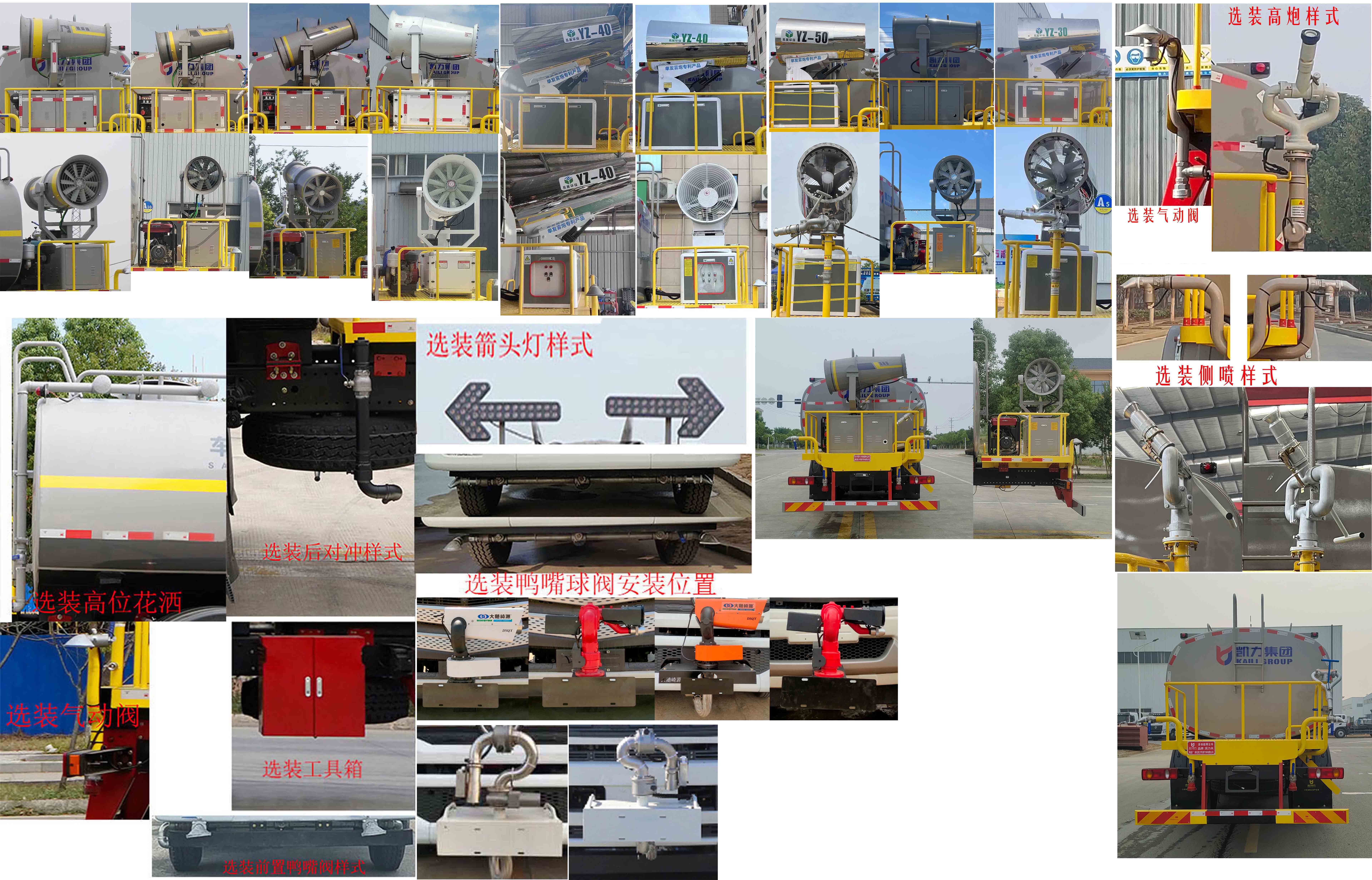 凱力風牌KLF5253TDYE6多功能抑塵車公告圖片