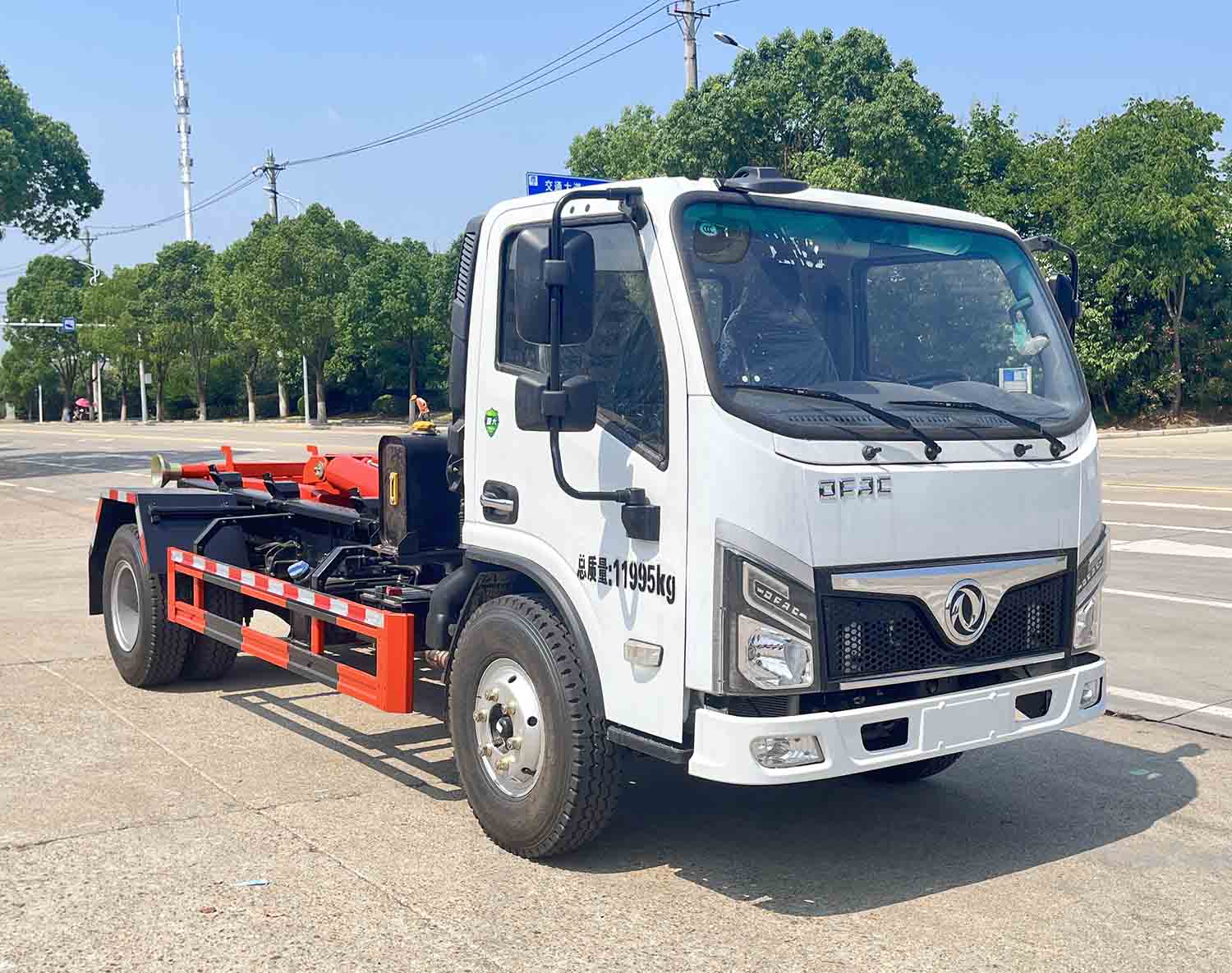 邁德盛牌YAD5120ZXXEQ6車廂可卸式垃圾車公告圖片