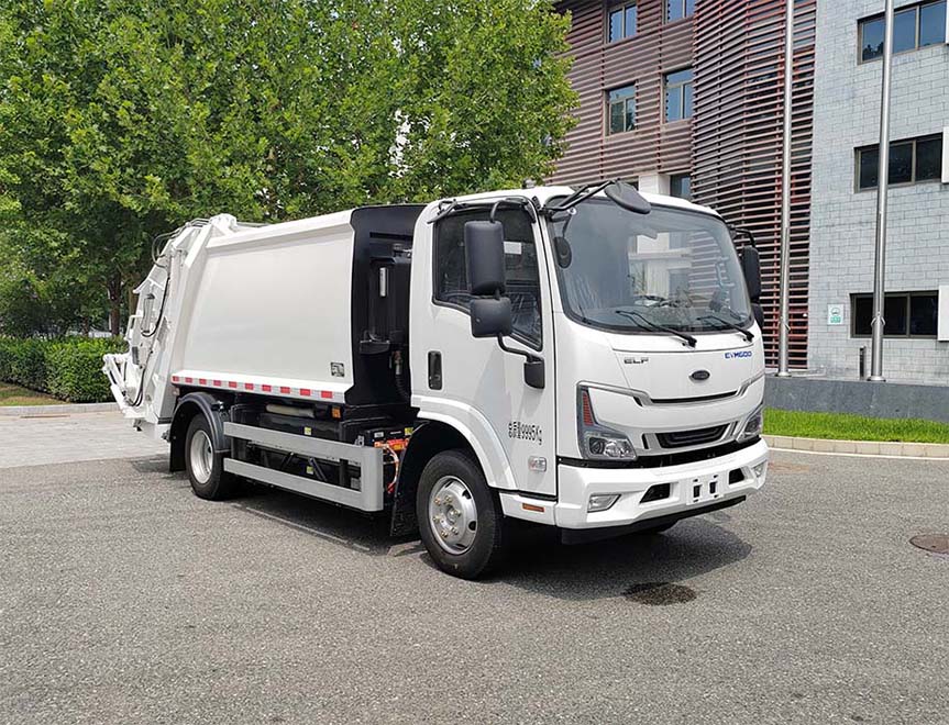 亞潔牌BQJ5100ZYSQLBEV純電動(dòng)壓縮式垃圾車公告圖片