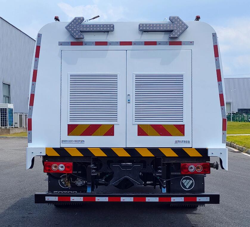 普羅科牌BJ5122GQXEV-P3純電動護(hù)欄清洗車公告圖片