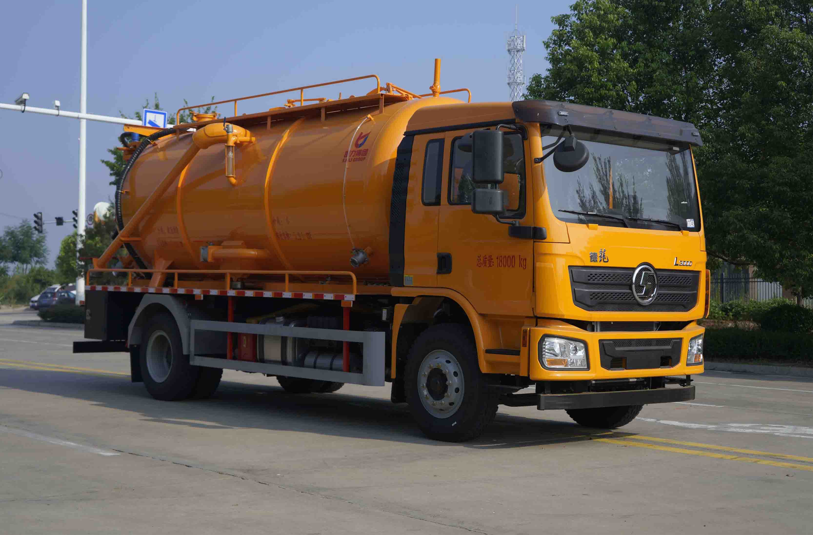 凱力風(fēng)牌KLF5180GQWS6清洗吸污車