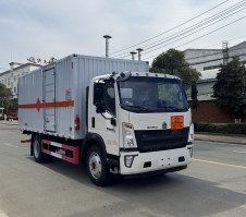 易燃气体厢式运输车