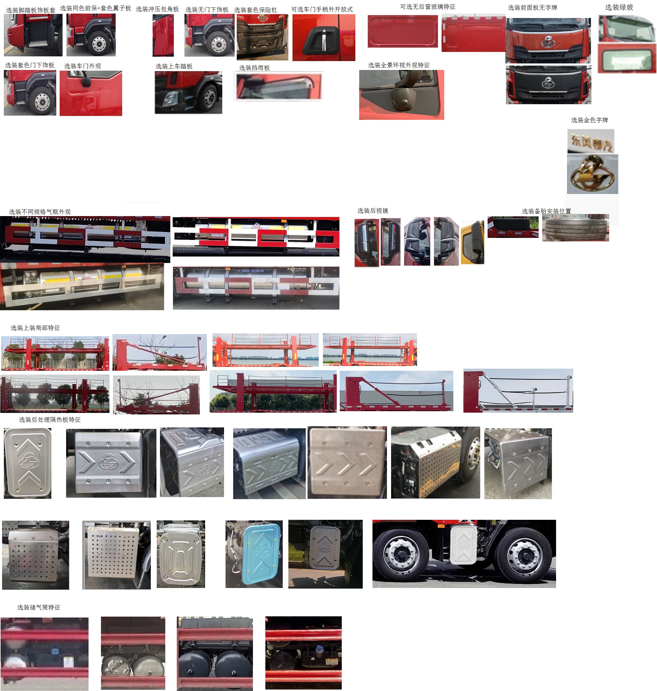 乘龍牌LZ5252TCLH5CM01車輛運(yùn)輸車公告圖片