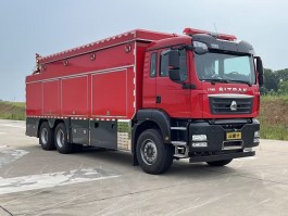 山河星航牌SAT5260GXFAP50/150A压缩空气泡沫消防车