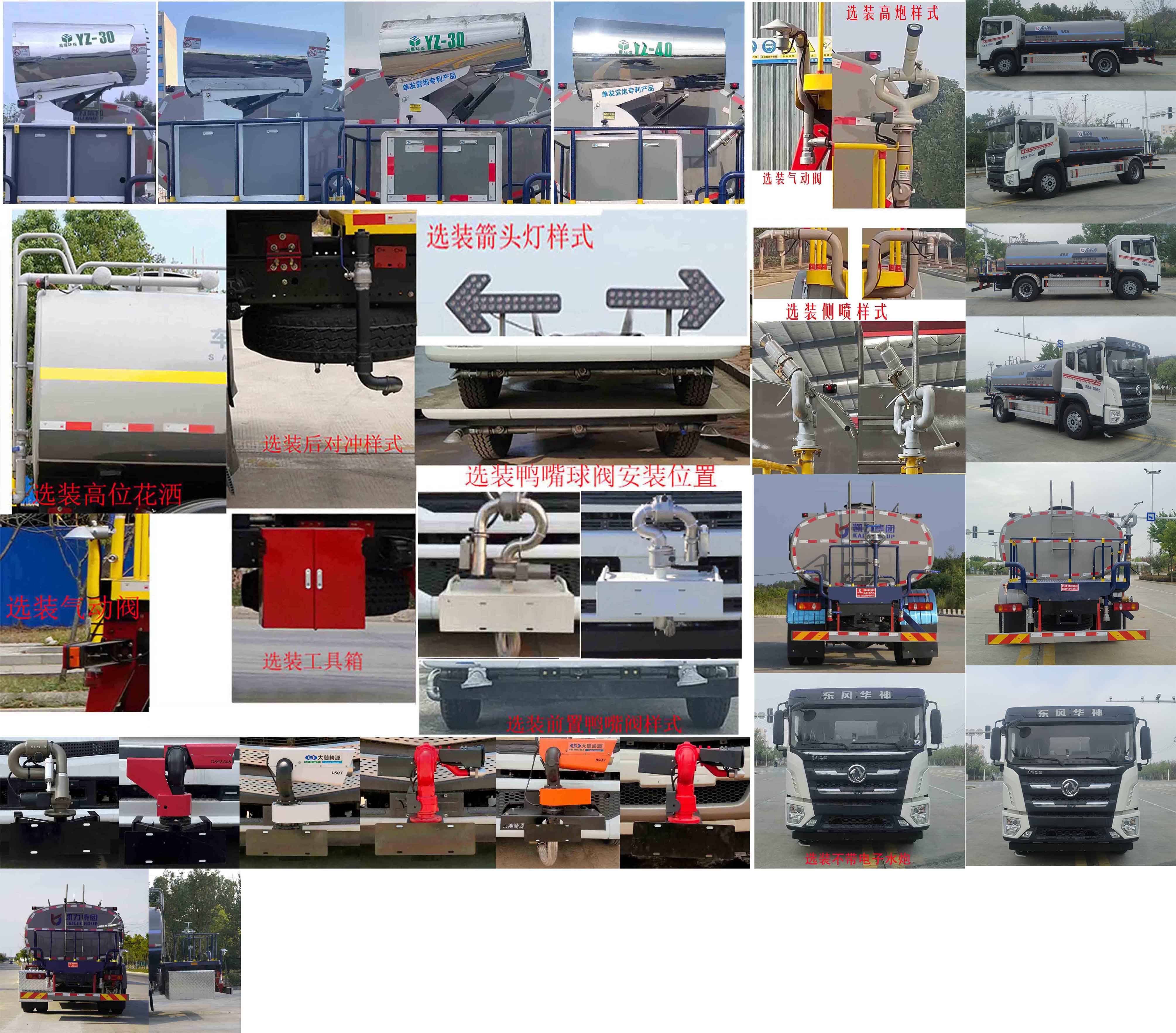 凱力風(fēng)牌KLF5188GPSBEV純電動(dòng)綠化噴灑車(chē)公告圖片