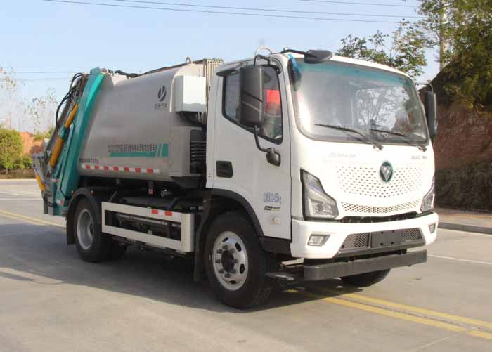 純電動壓縮式垃圾車圖片