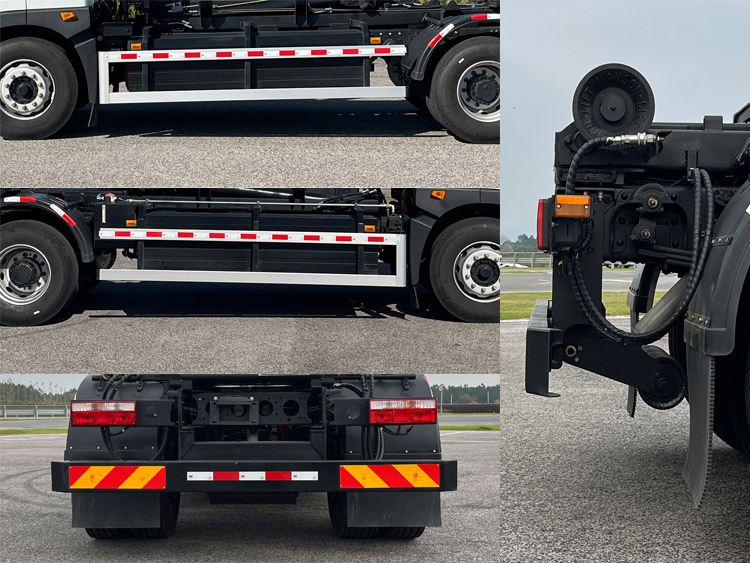 中植汽車牌CDL5180ZXXDFBEV純電動(dòng)車廂可卸式垃圾車公告圖片