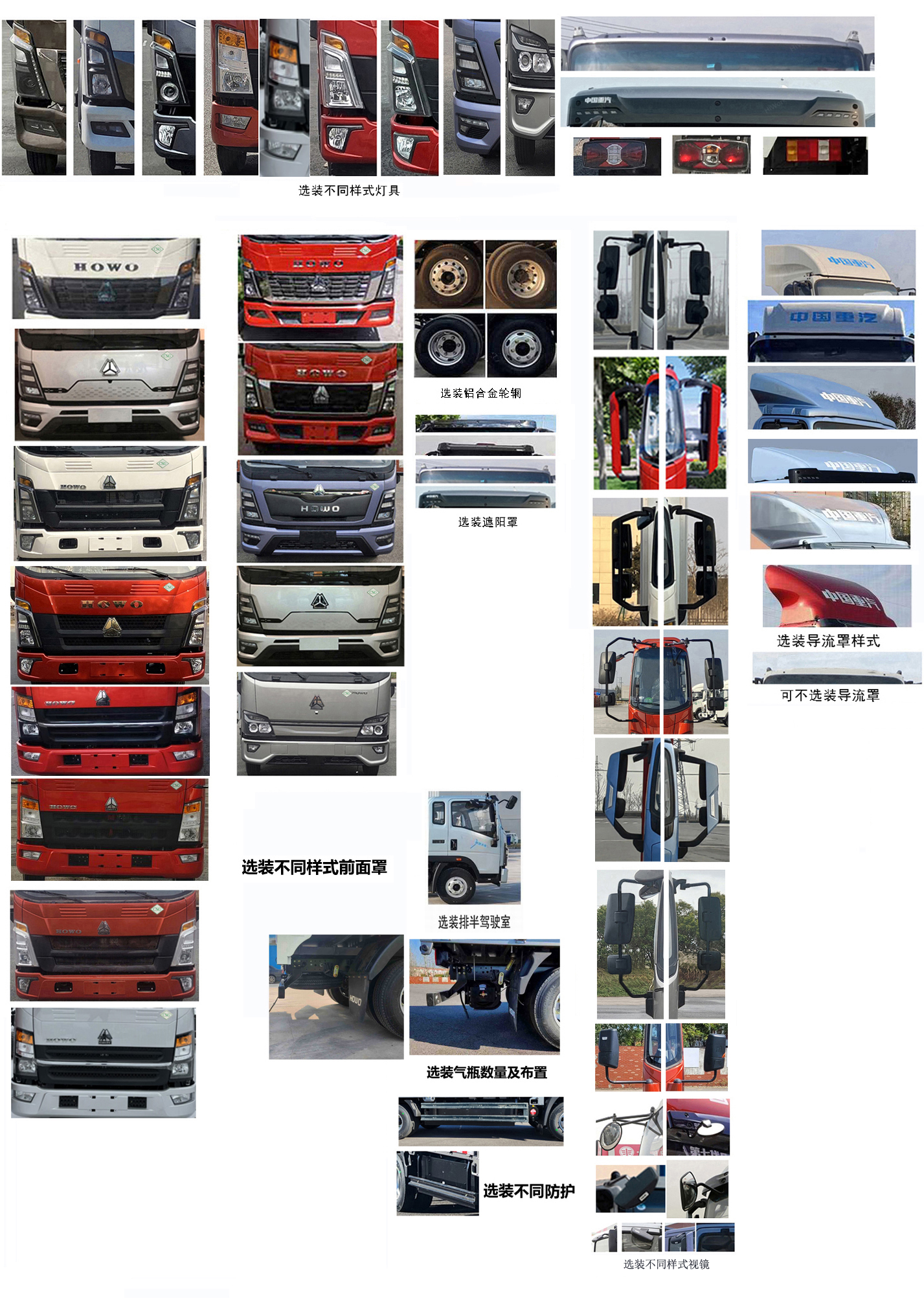 豪沃牌ZZ5117CCYF3515F112CL倉柵式運(yùn)輸車公告圖片