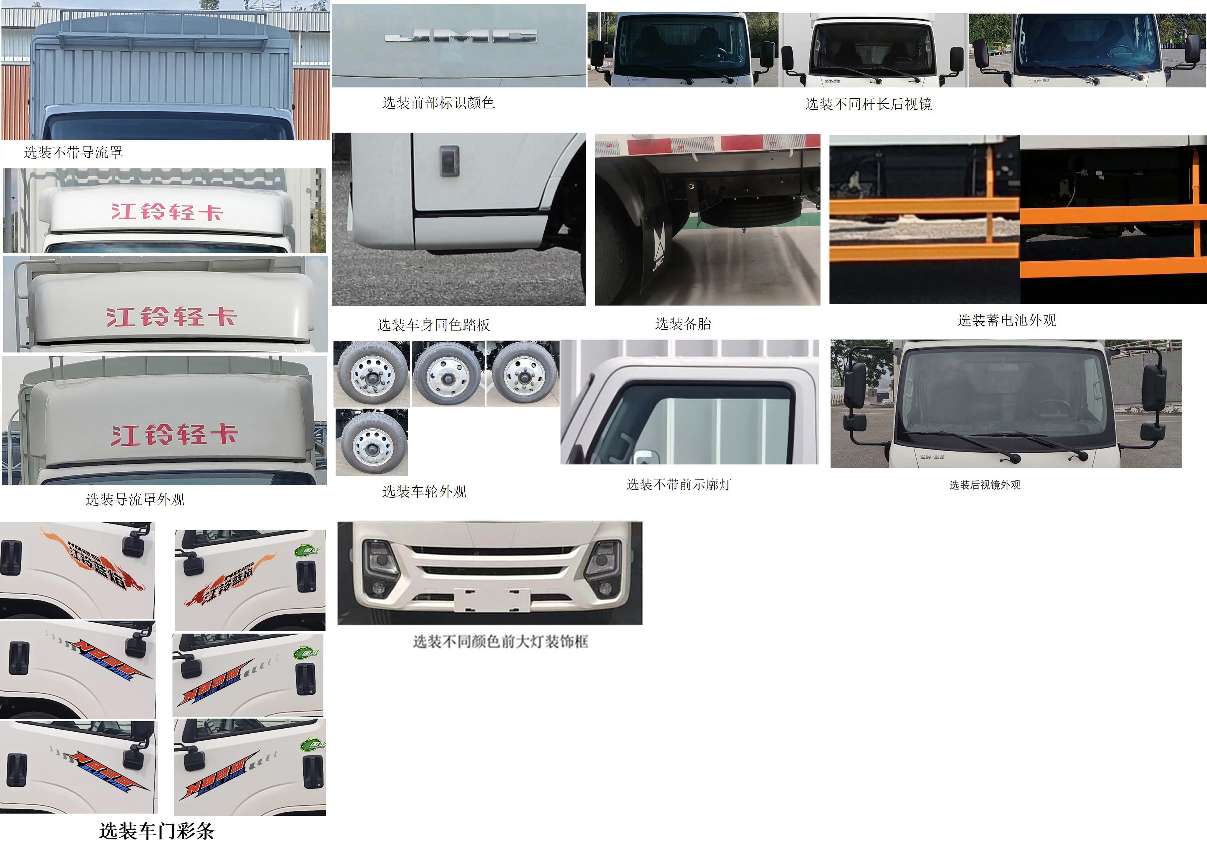 江鈴牌JX5041CCYTSCL26倉柵式運輸車公告圖片