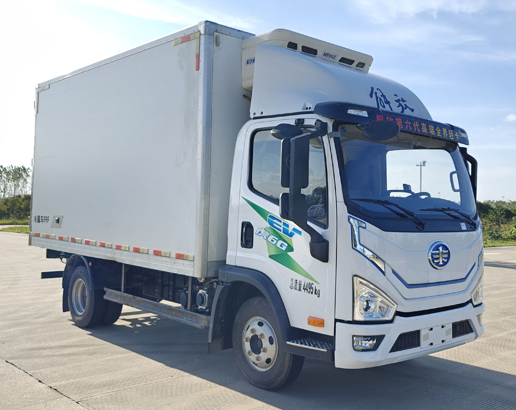 解放牌CA5049XLCP40L3BEVA85純電動冷藏車公告圖片