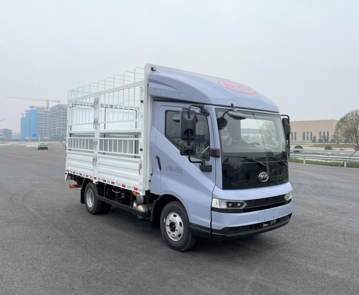 比亞迪牌BYD5040CCYBEV5純電動倉柵式運輸車公告圖片