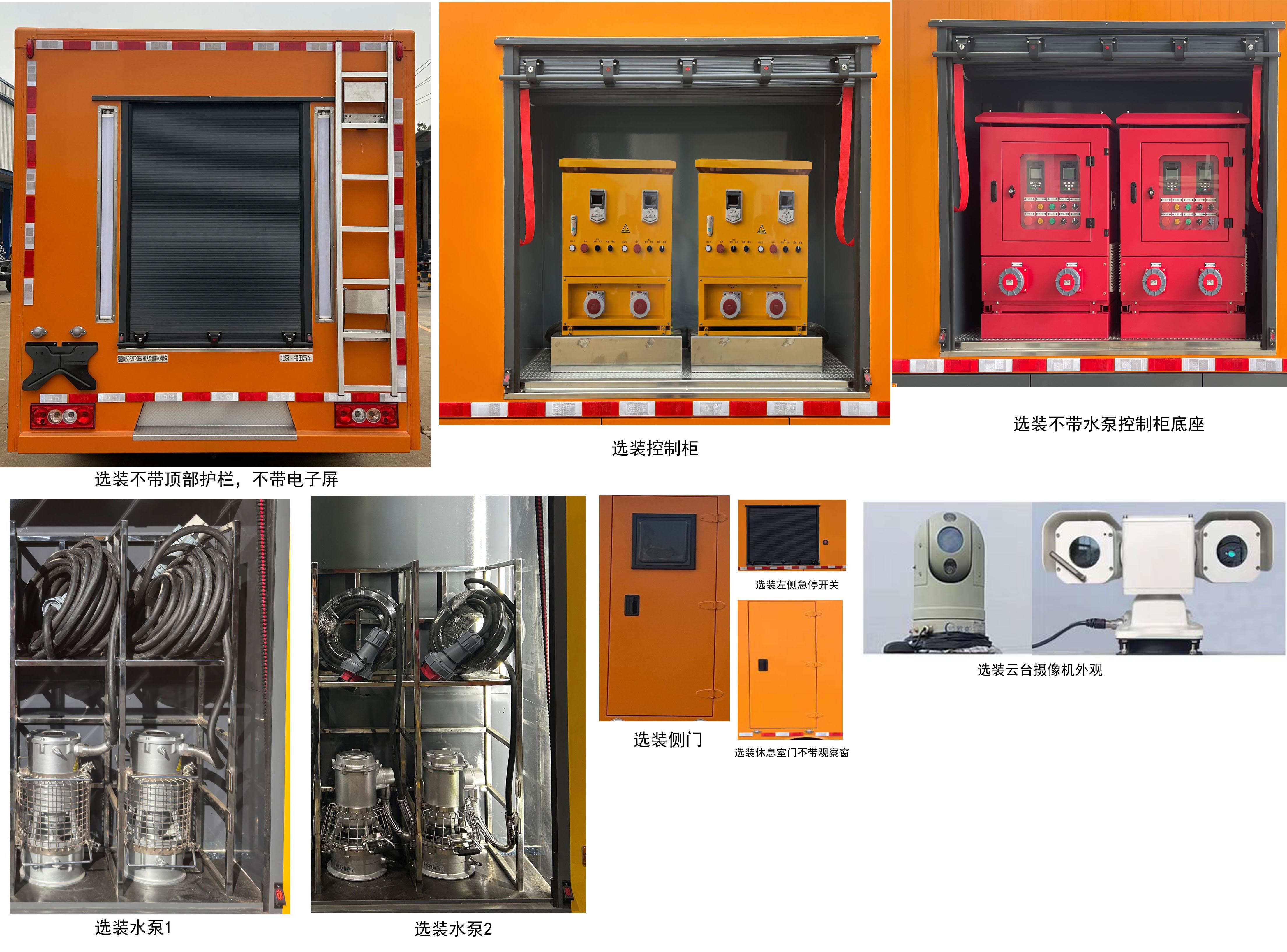 福田牌BJ5092TPSE6-H1大流量排水搶險車公告圖片