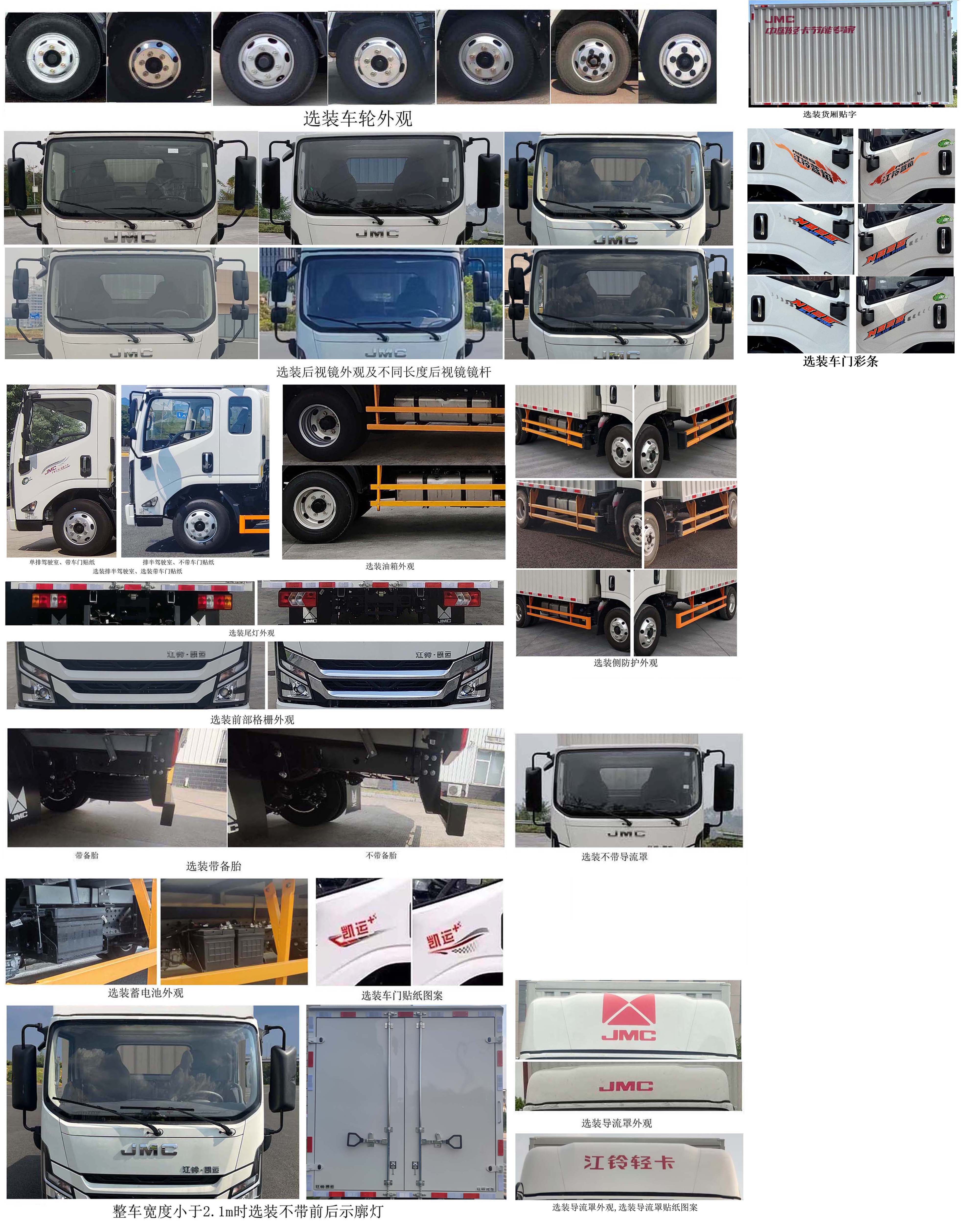 江鈴牌JX5040XXYTGE26廂式運輸車公告圖片