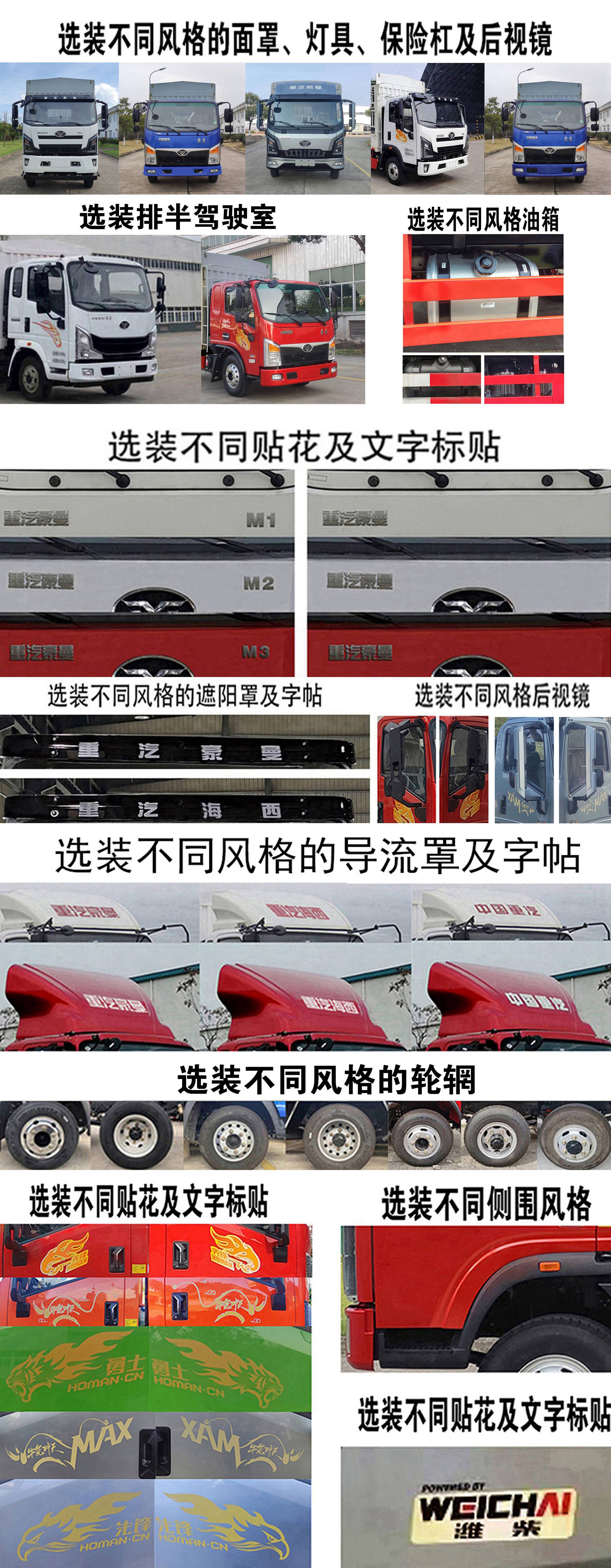 豪曼牌ZZ5048CCYG17FBD倉柵式運輸車公告圖片