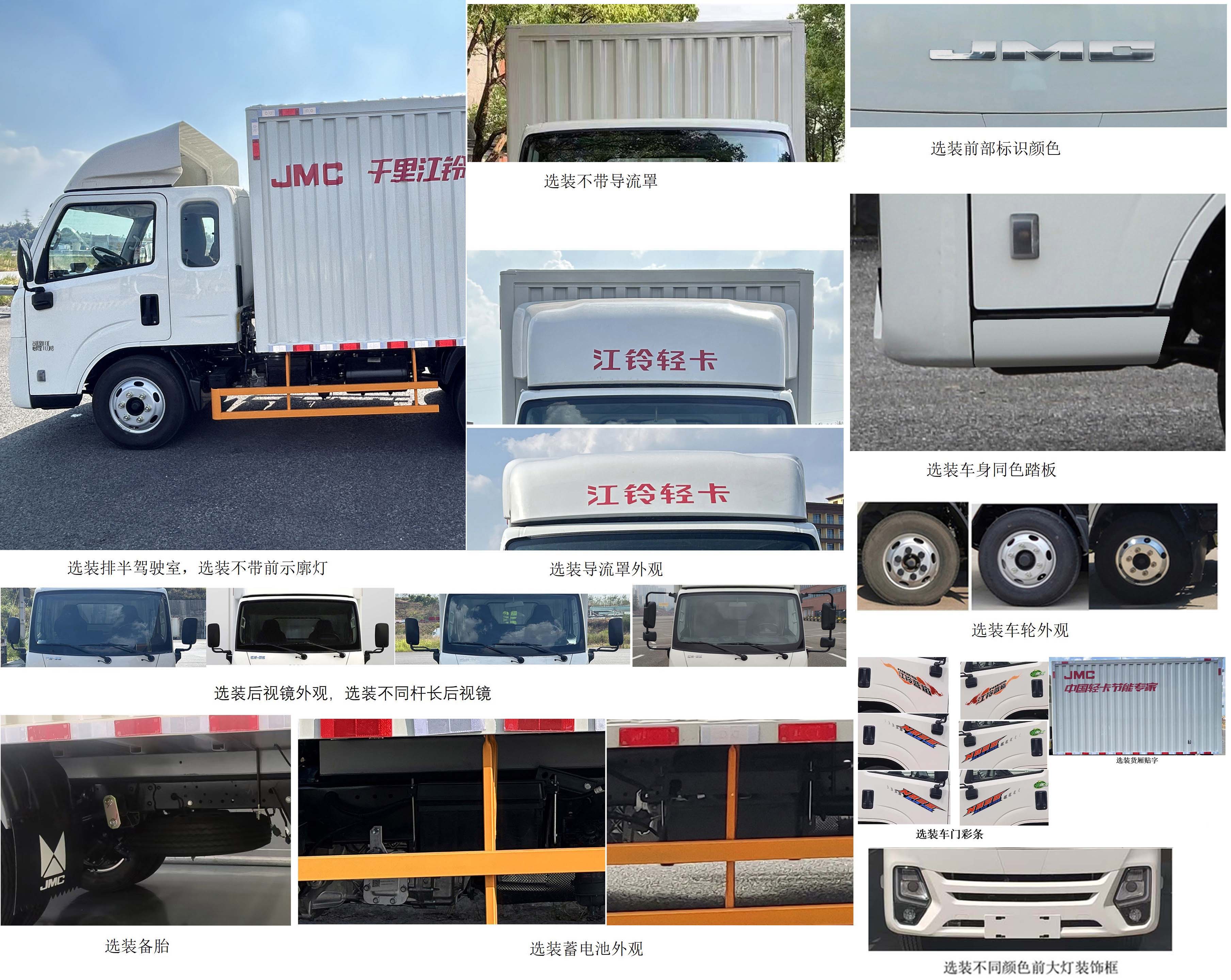 江鈴牌JX5041XXYTCP26廂式運(yùn)輸車公告圖片