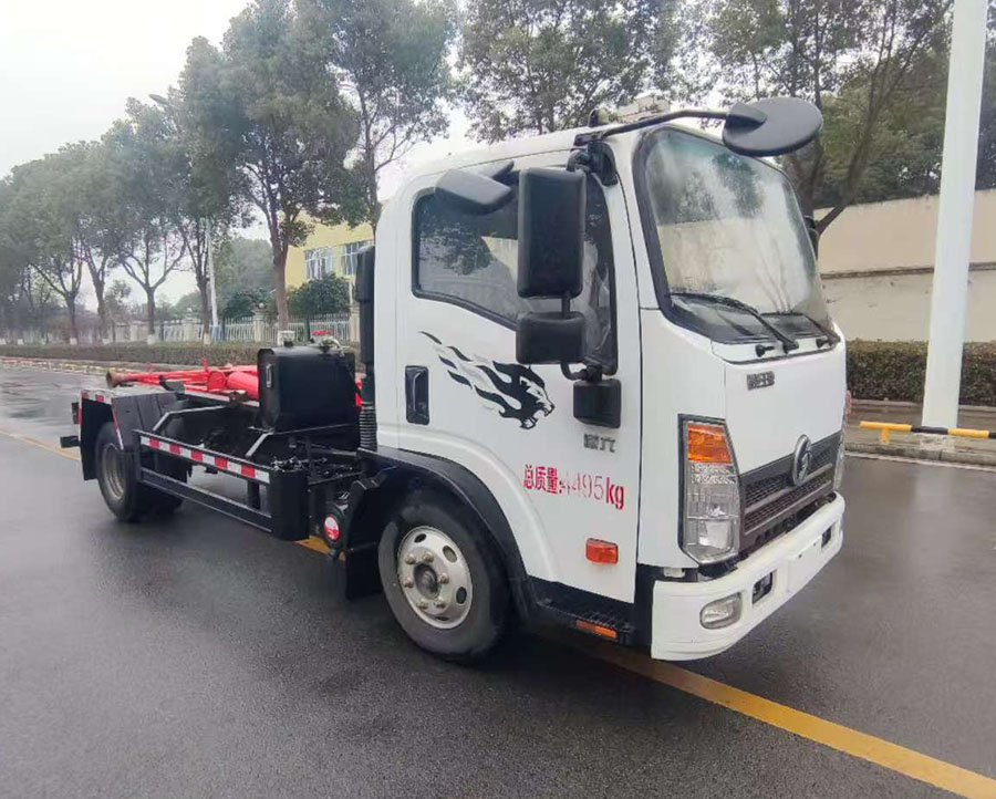 力海通牌HLH5040ZXXCDW車廂可卸式垃圾車公告圖片