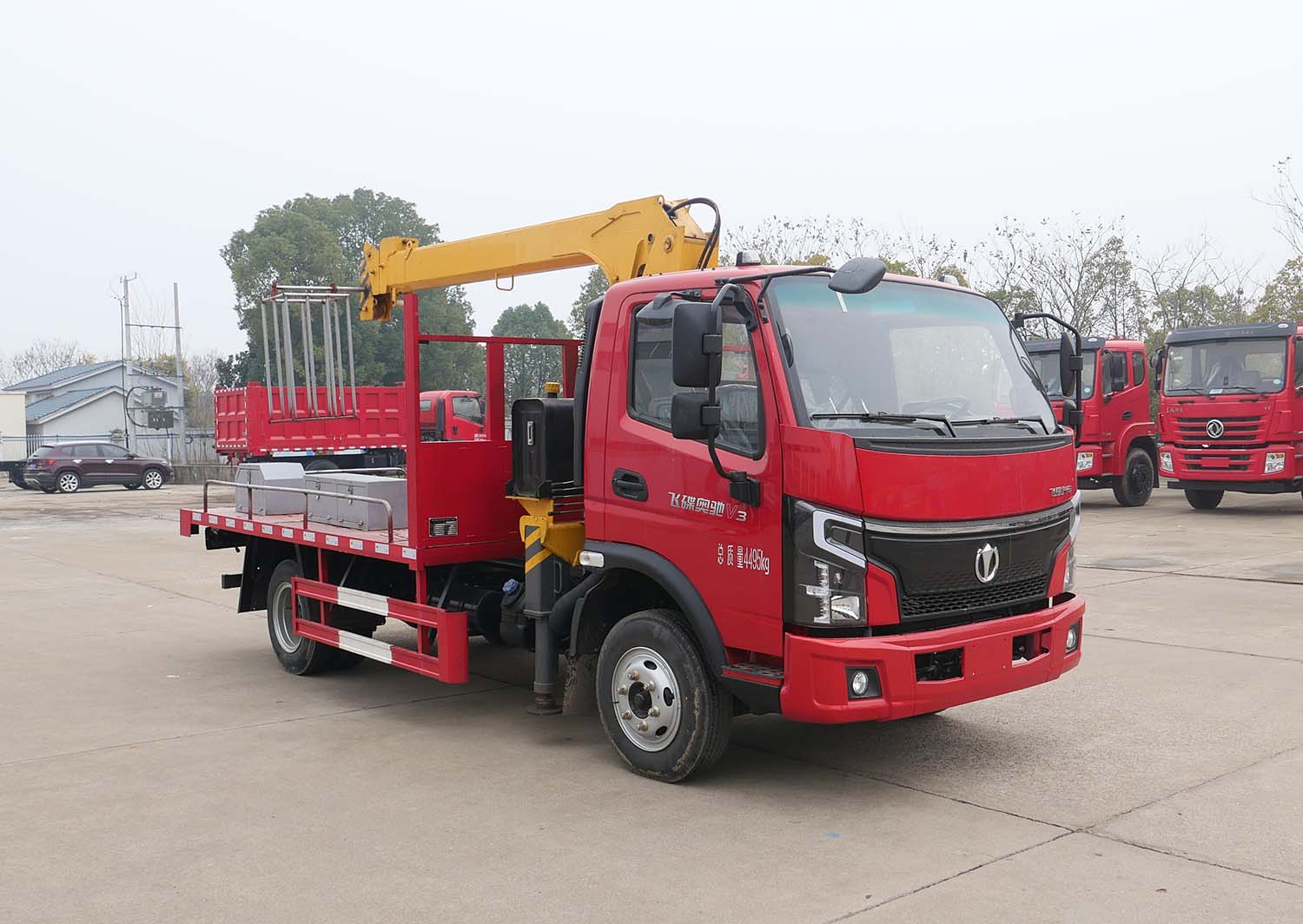 華通牌HCQ5042XJXFD6抽油機檢修車