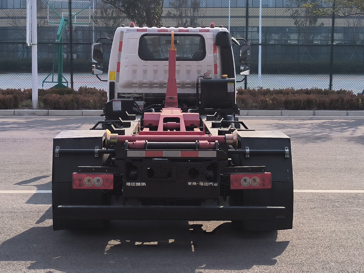 福田牌BJ5045ZXXPHEV51插電式混合動(dòng)力車廂可卸式垃圾車公告圖片